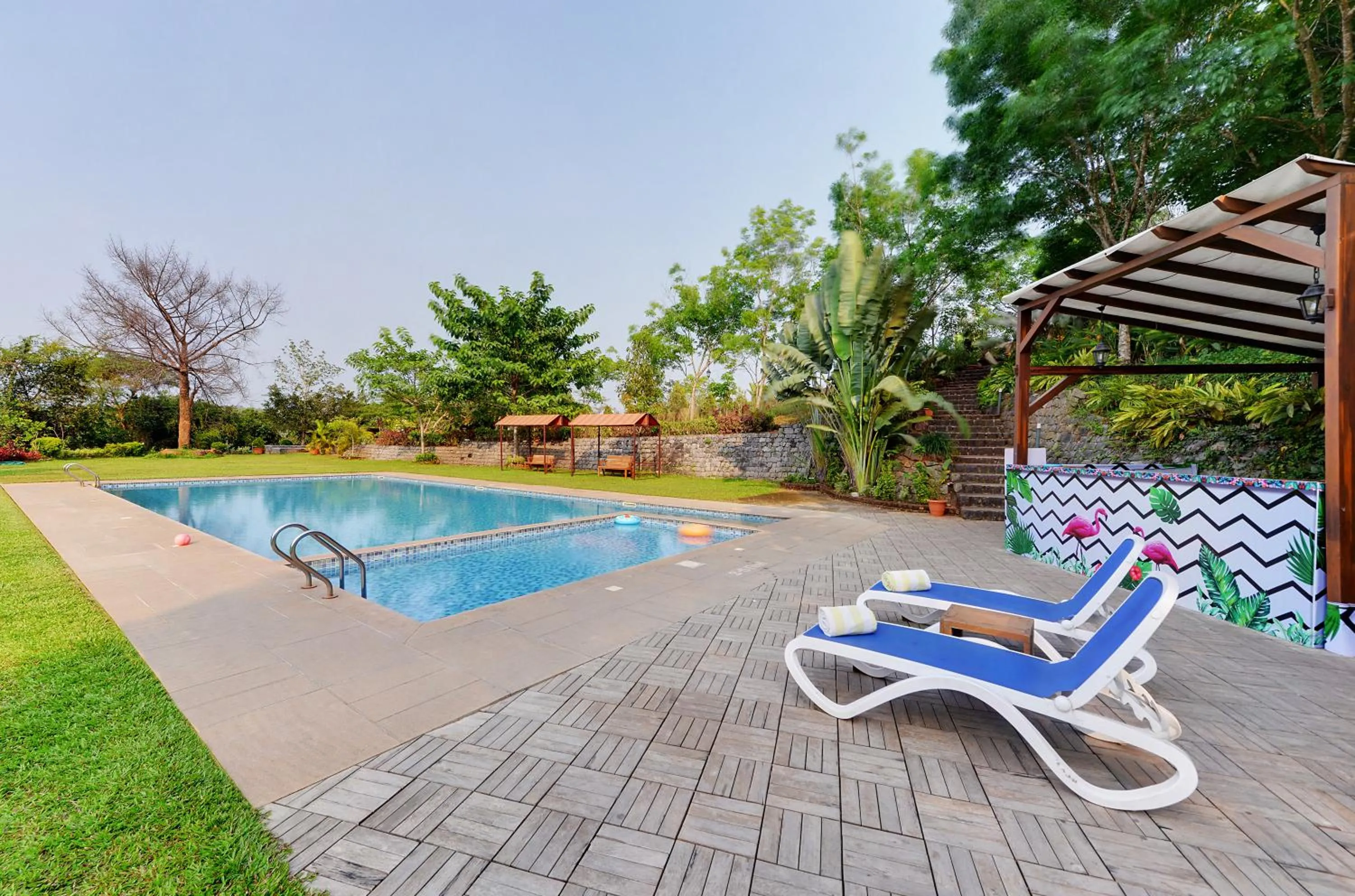 Swimming pool in The Estate Resort , Mangalore