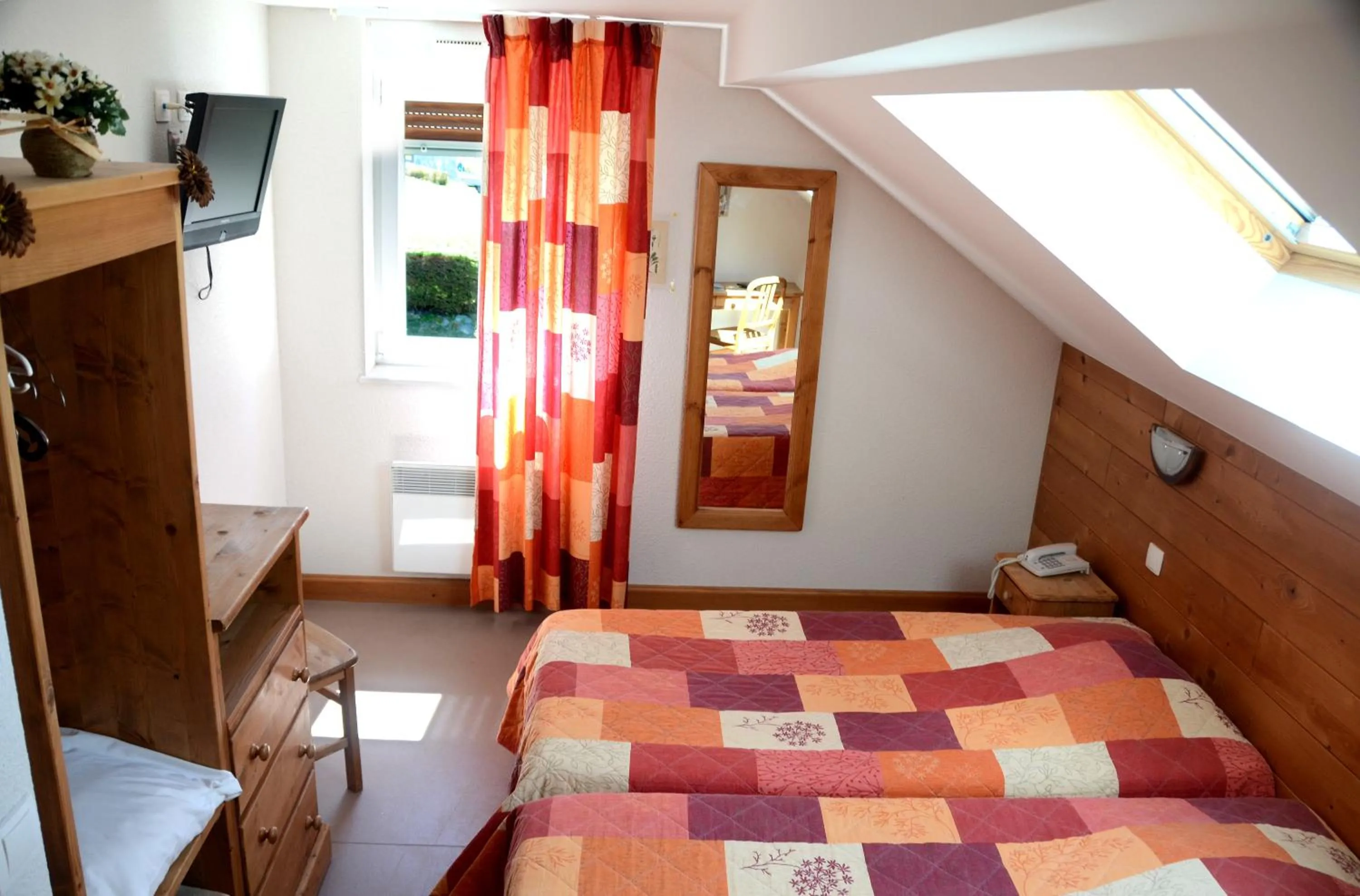 Bed in Le Brabant Bar-Hôtel-Restaurant