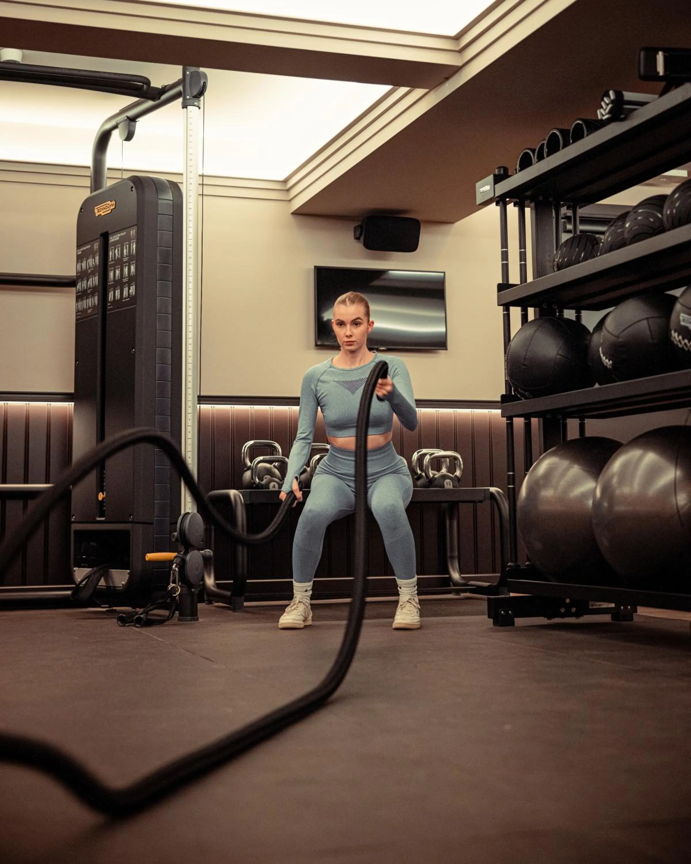 Fitness centre/facilities in Harmon House - Hotel & Spa