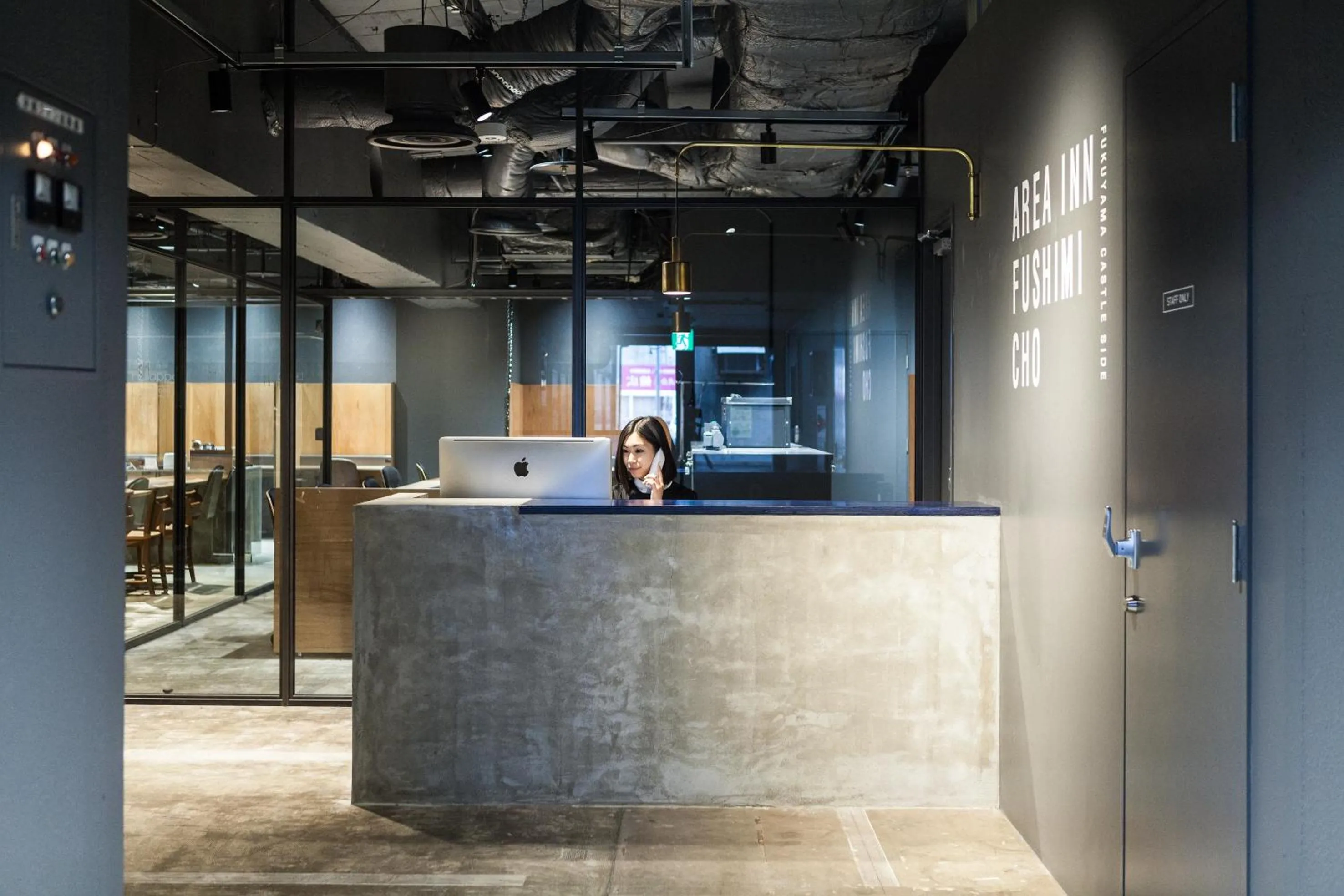 Lounge or bar in Area Inn Fushimicho Fukuyama Castle Side