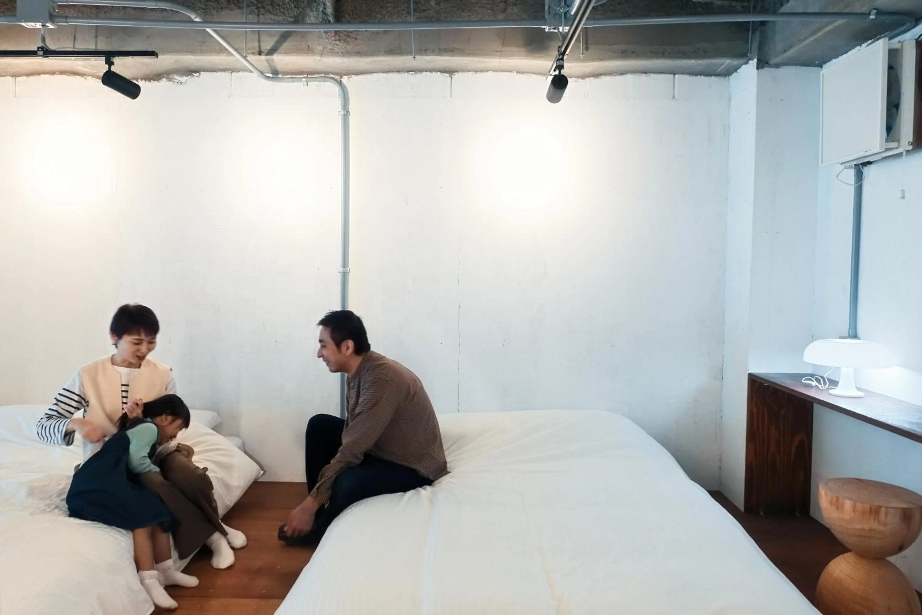 Bed in Area Inn Fushimicho Fukuyama Castle Side