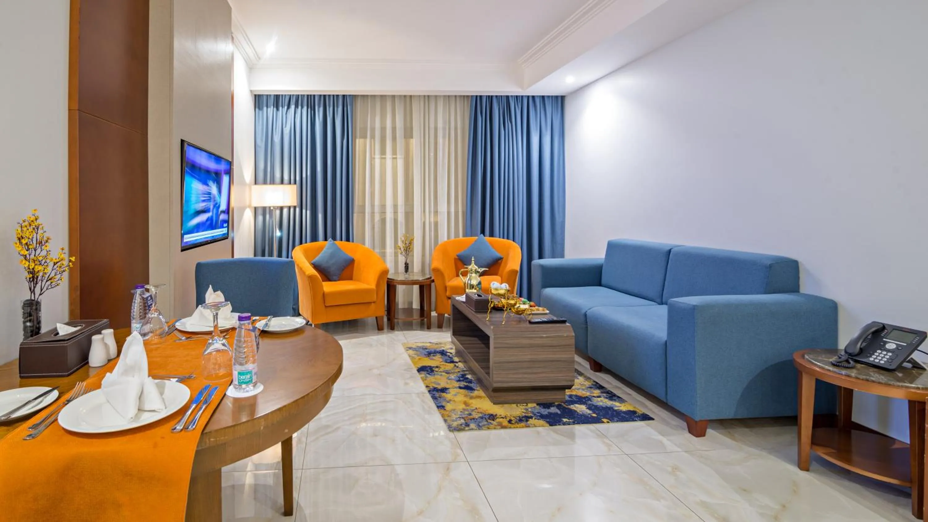 TV and multimedia in Jiwar Almasi Hotel