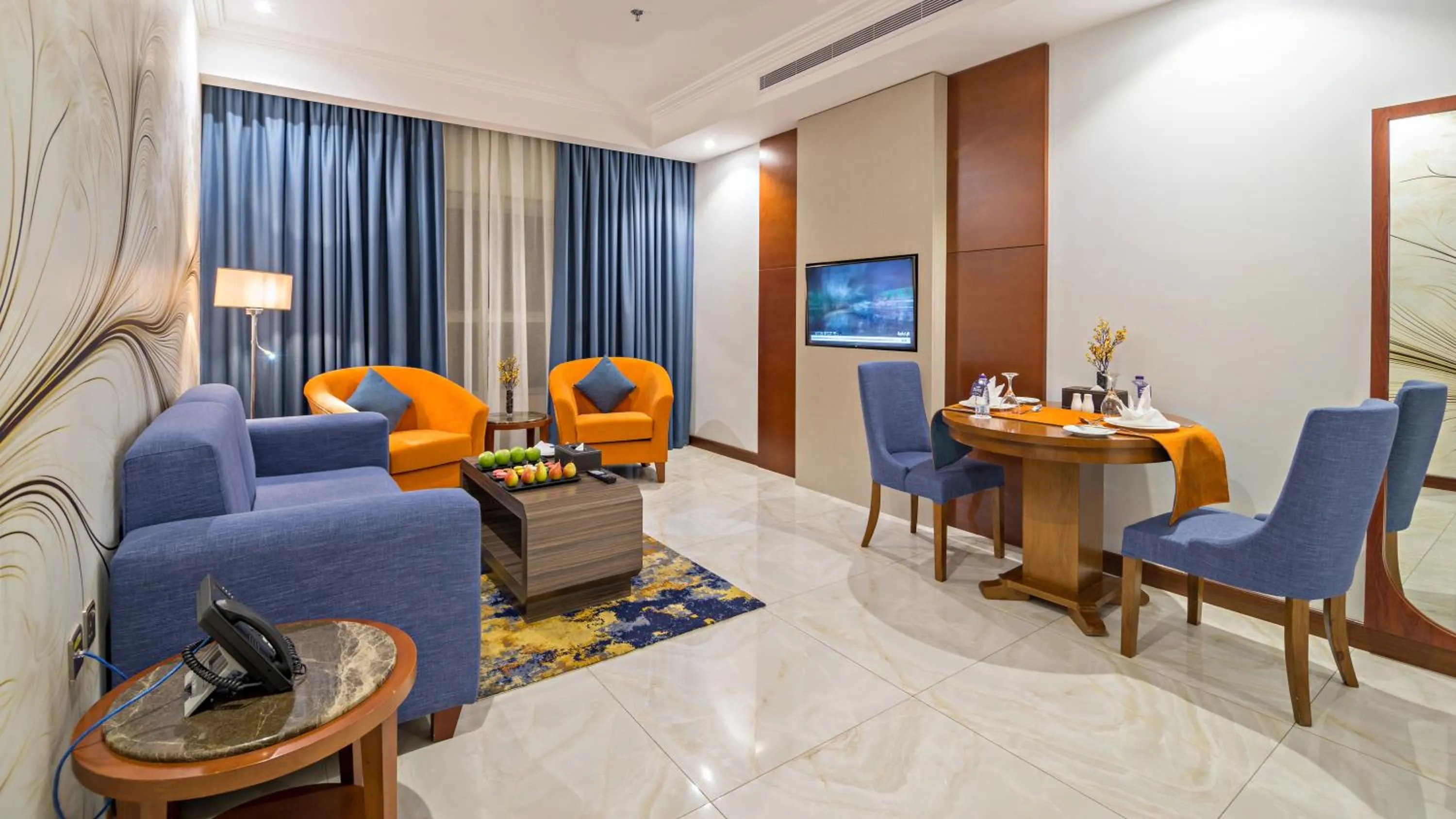 TV and multimedia in Jiwar Almasi Hotel