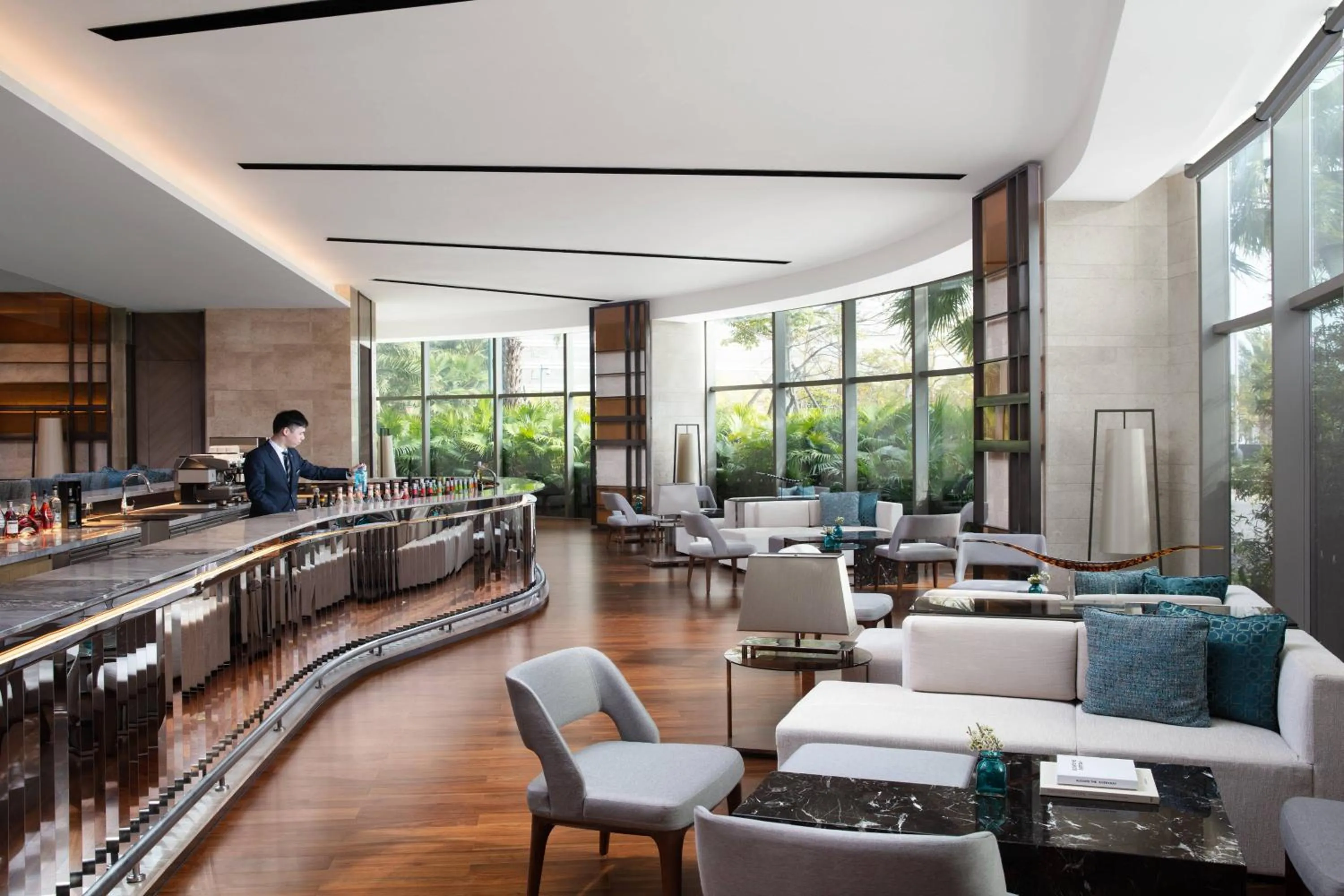 Lounge or bar in Xiamen Marriott Hotel Haicang
