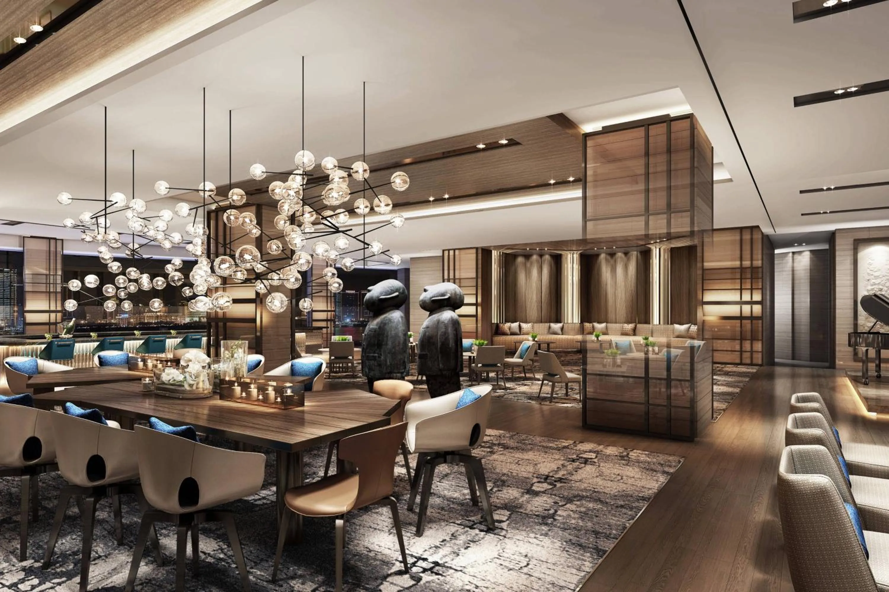 Lobby or reception in Xiamen Marriott Hotel Haicang