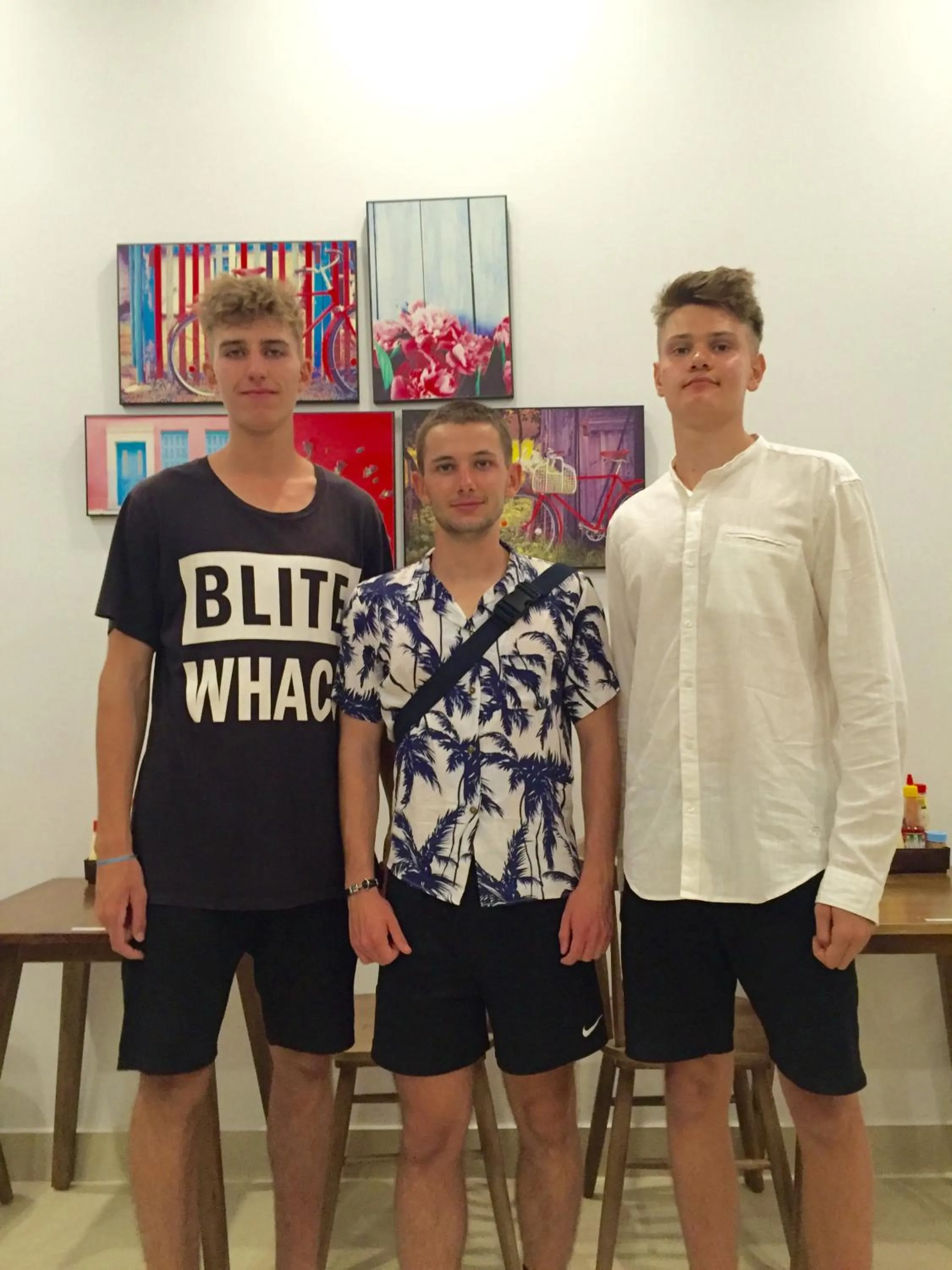 group of guests in candyinn