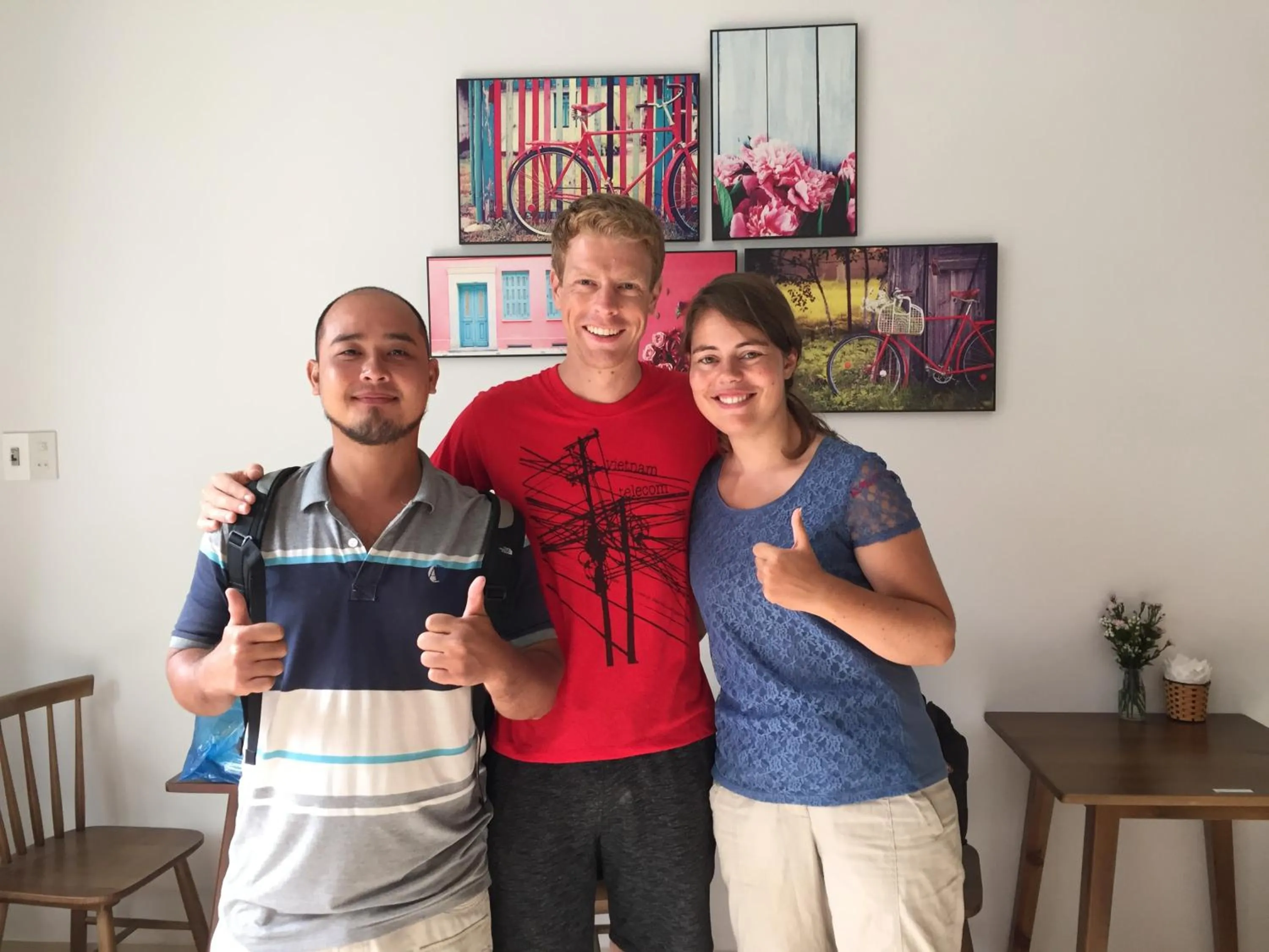 group of guests in candyinn