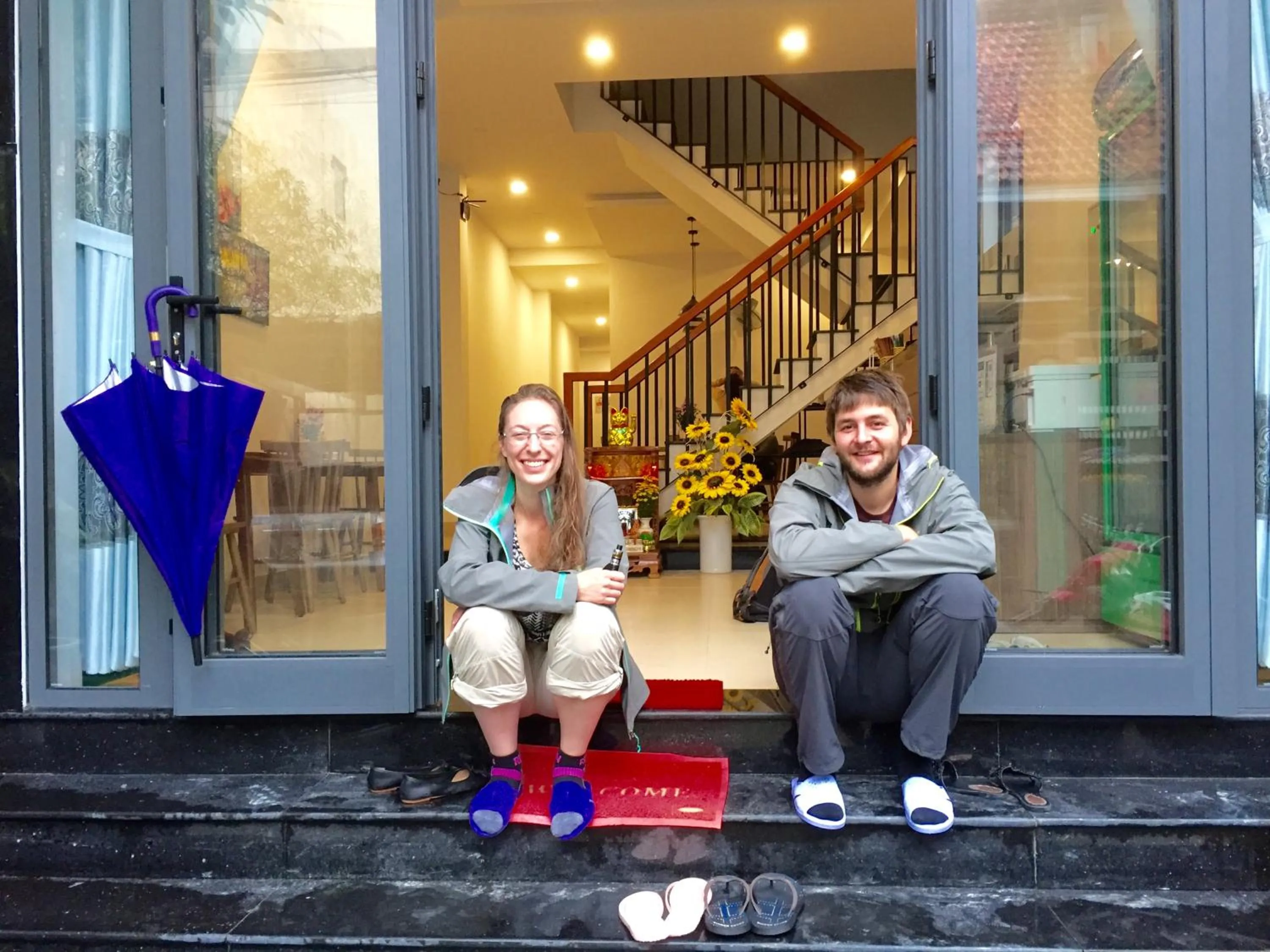 group of guests in candyinn