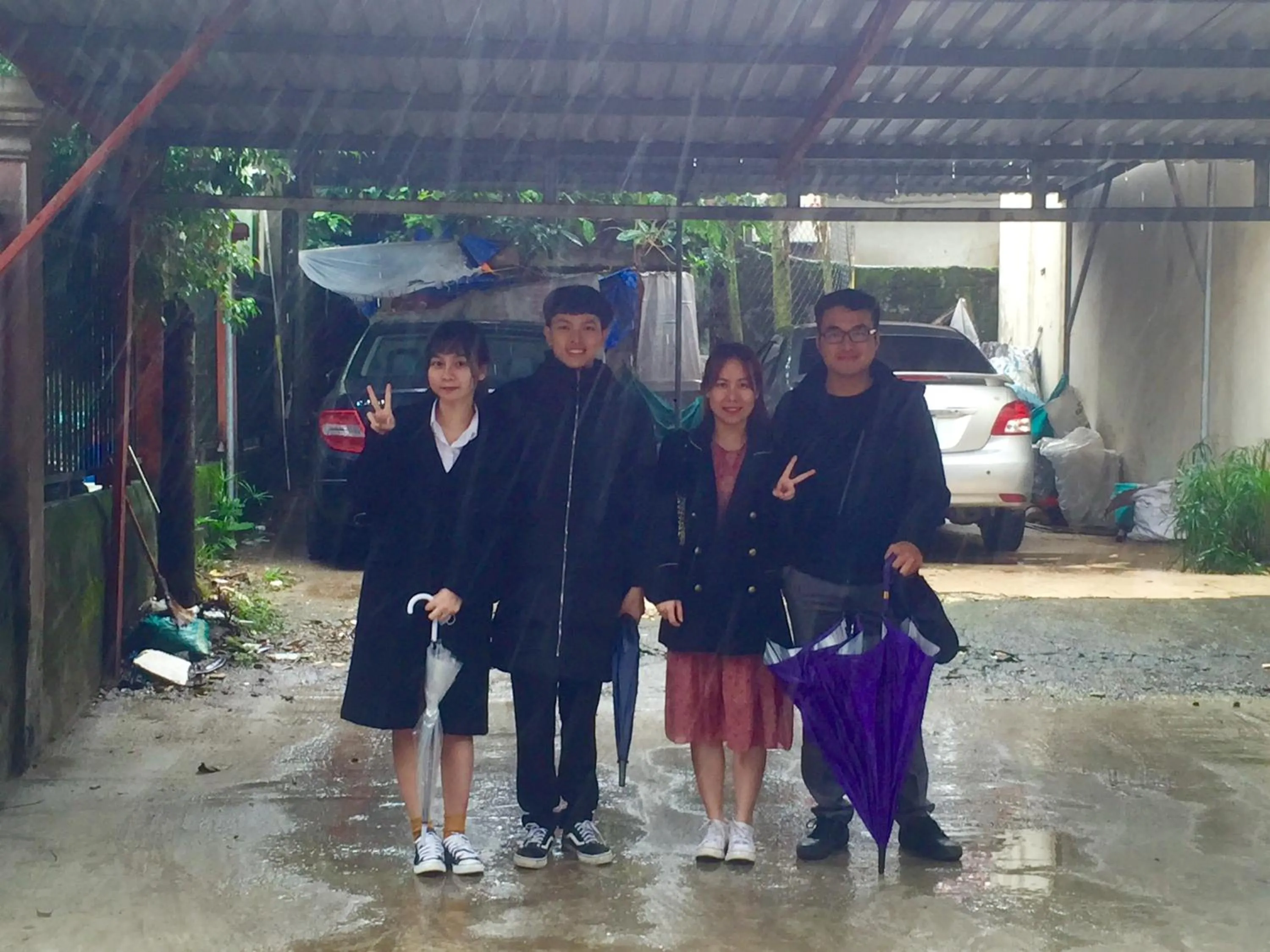 group of guests in candyinn