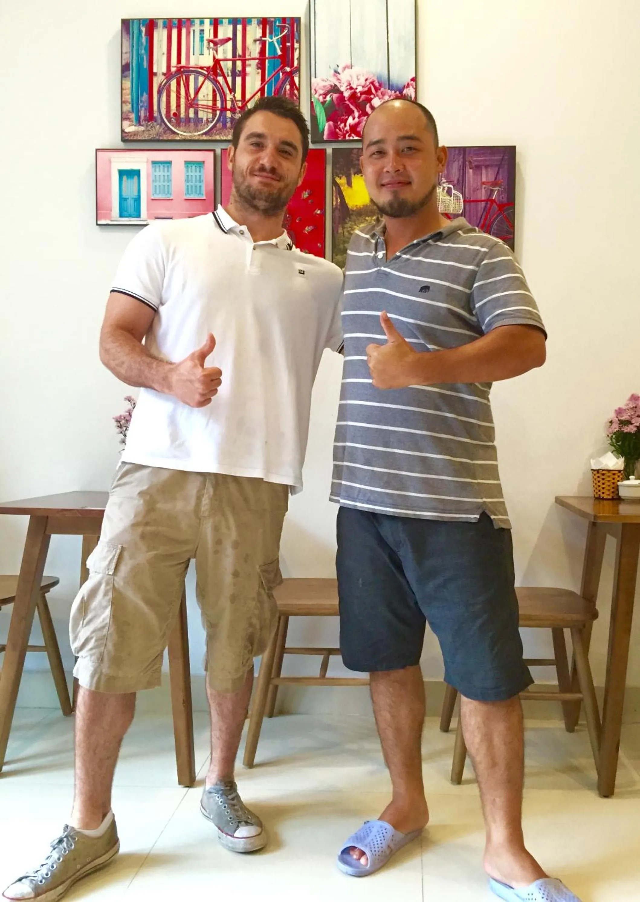 group of guests in candyinn