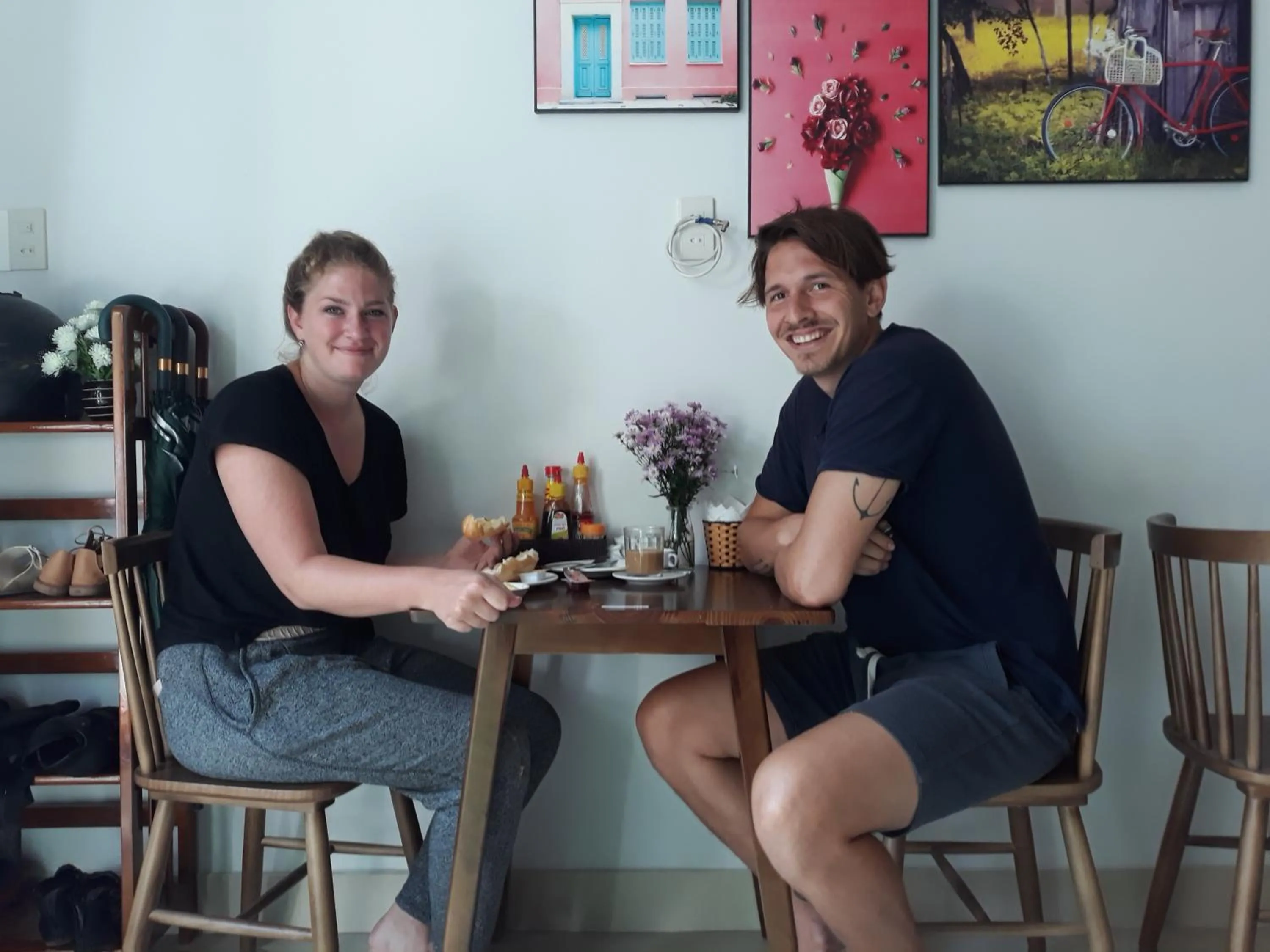 group of guests in candyinn