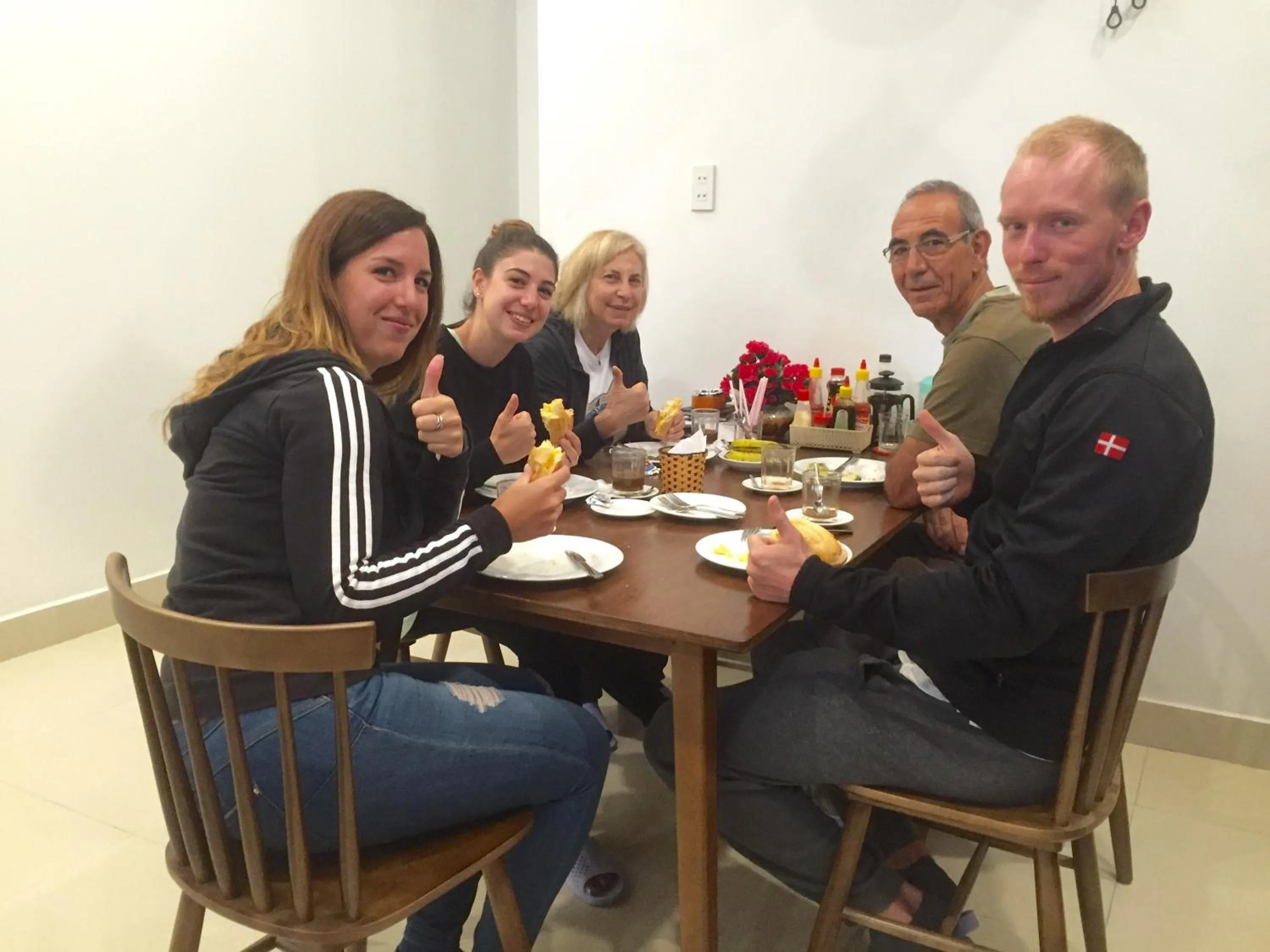 group of guests in candyinn