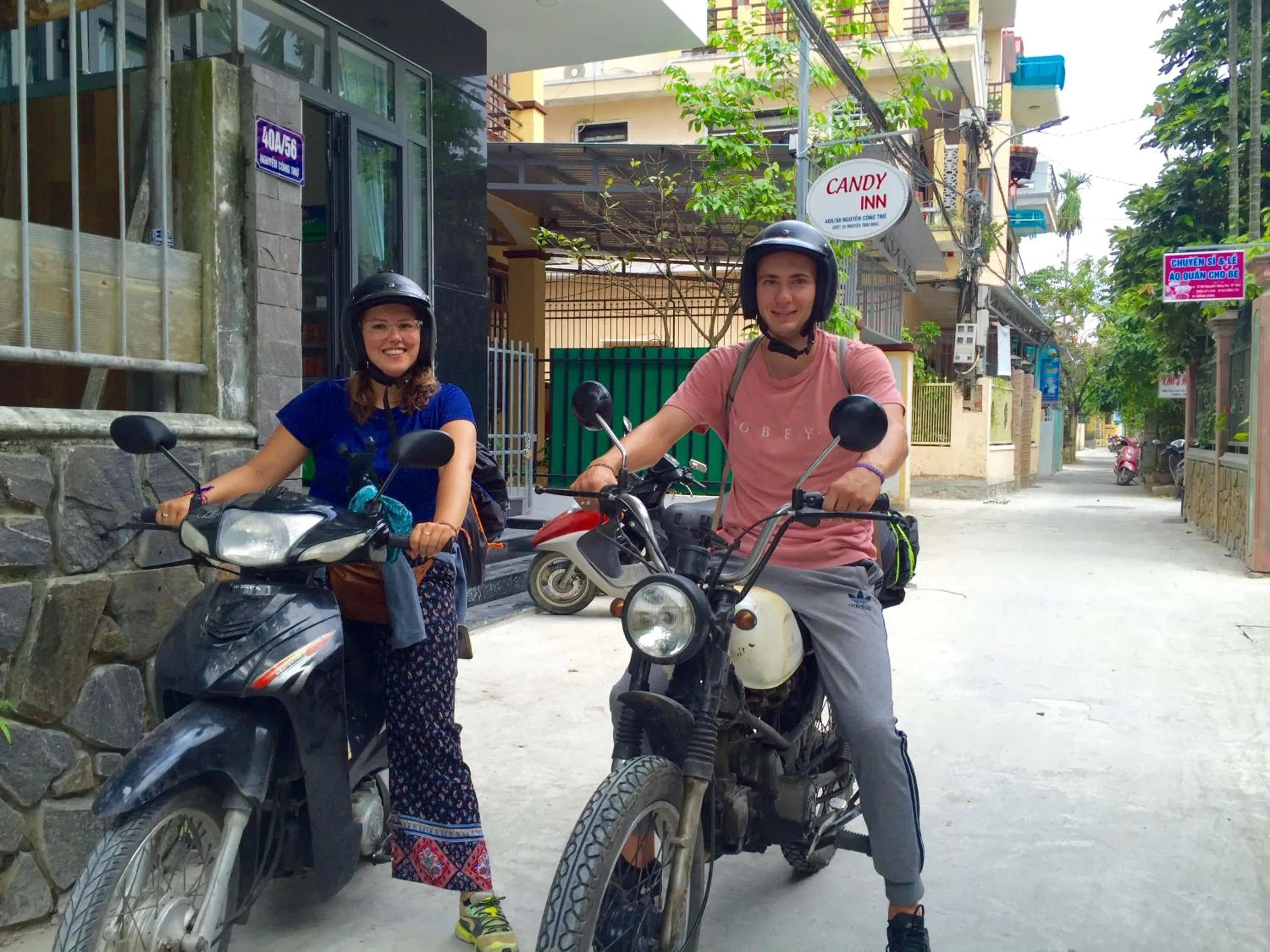 group of guests in candyinn