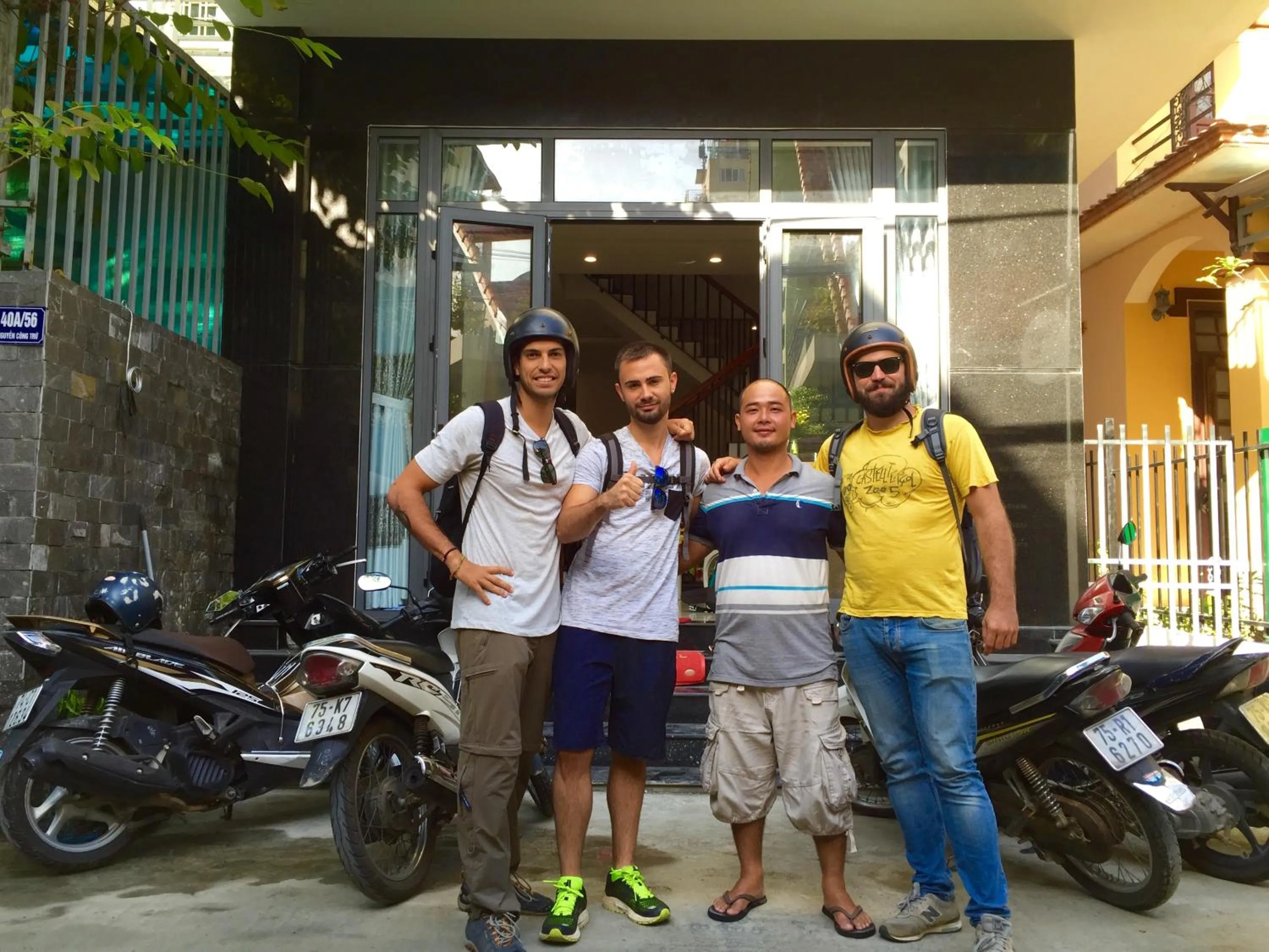 group of guests in candyinn