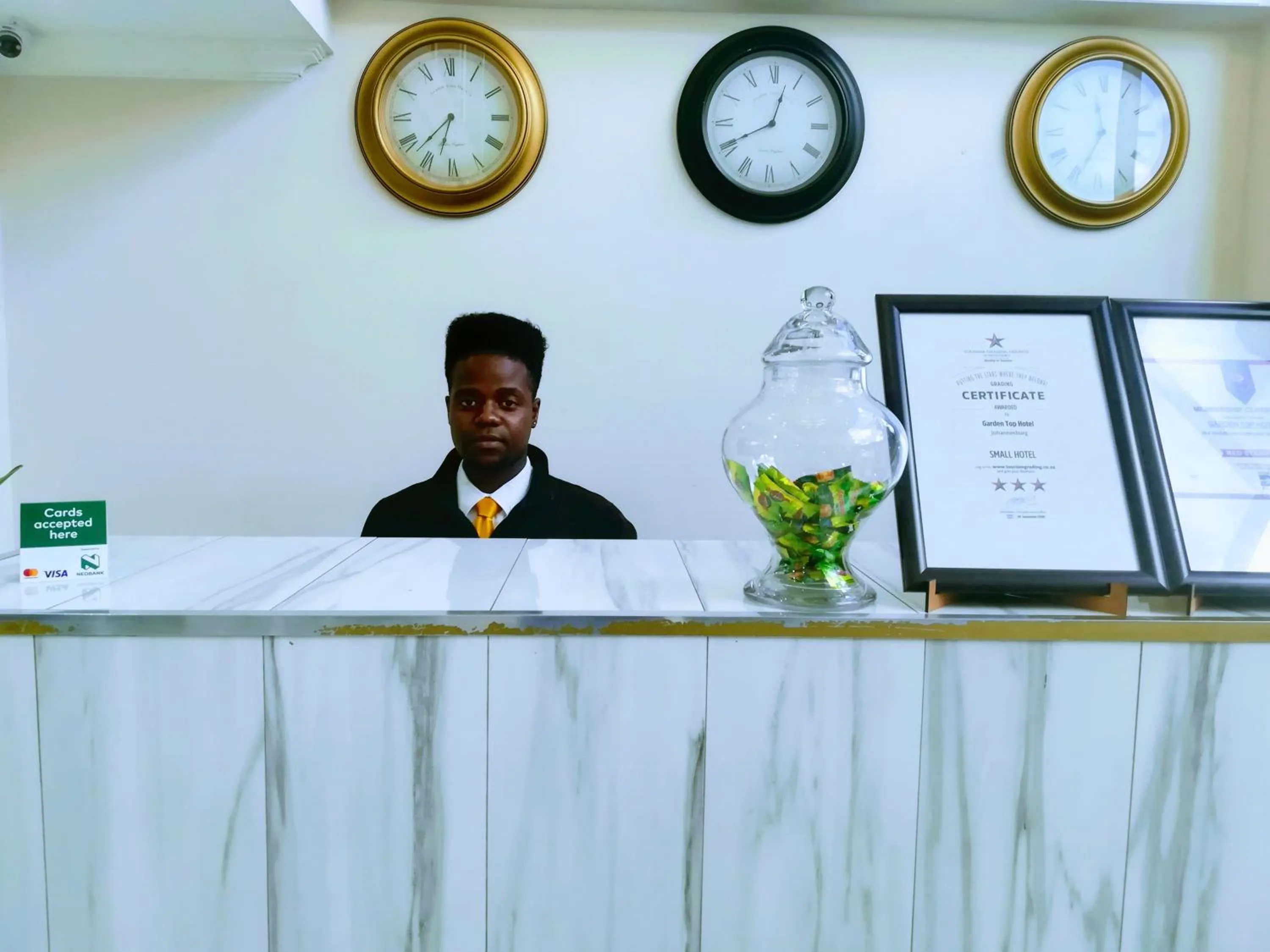 Lobby or reception in Garden Top Hotel