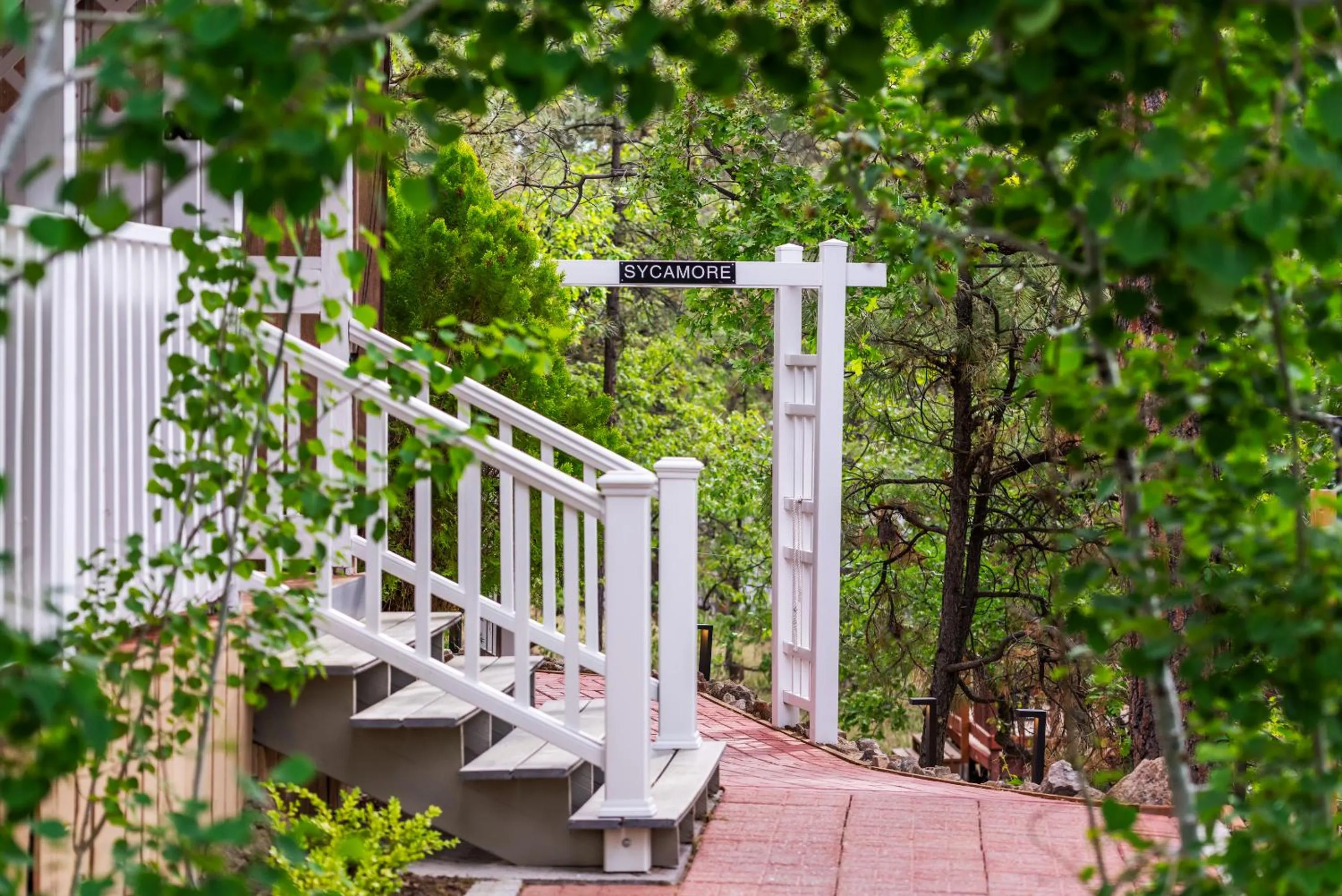 Garden view in Sheridan House Inn- Adult Only Accommodation