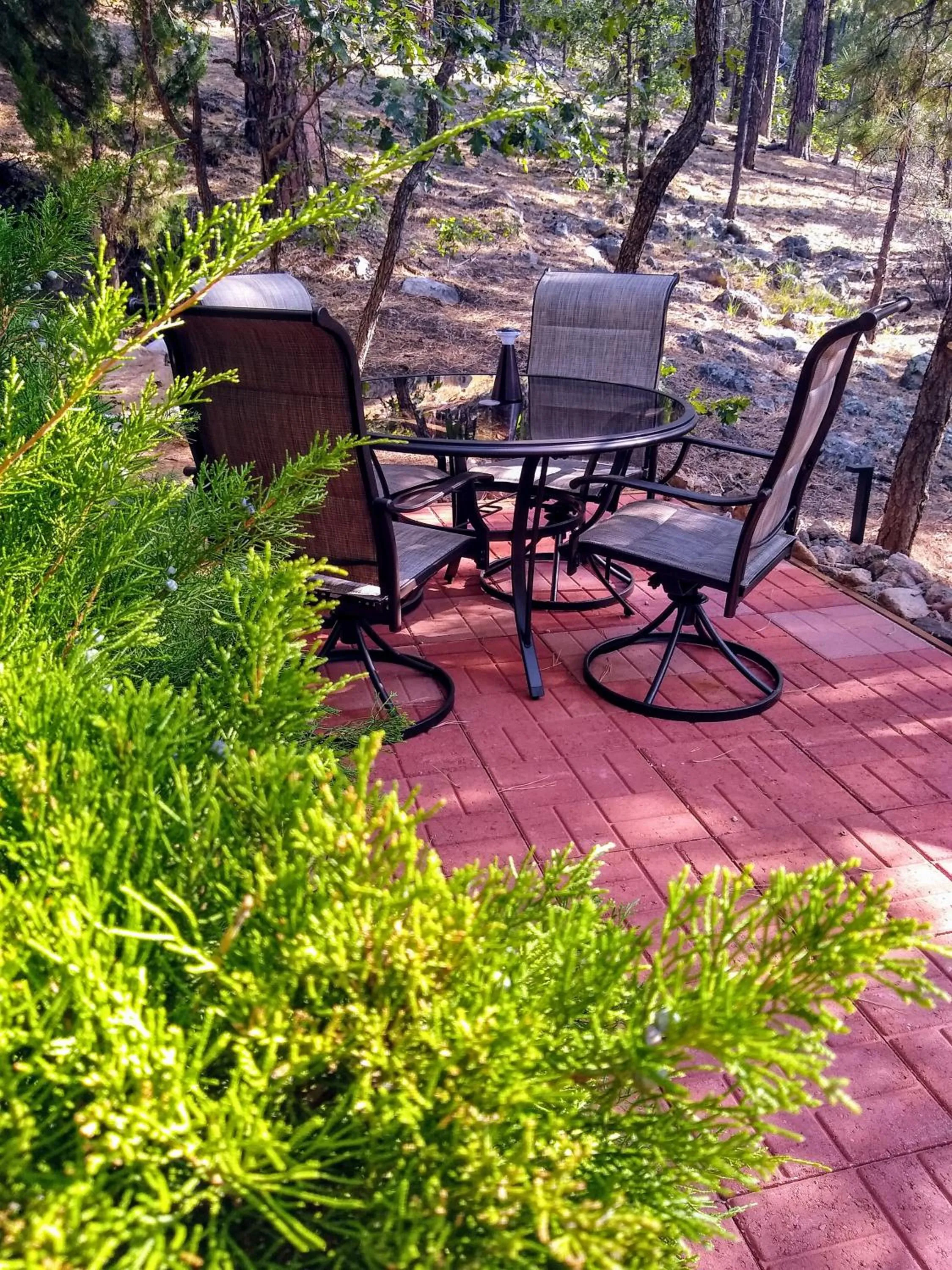 Patio in Sheridan House Inn- Adult Only Accommodation