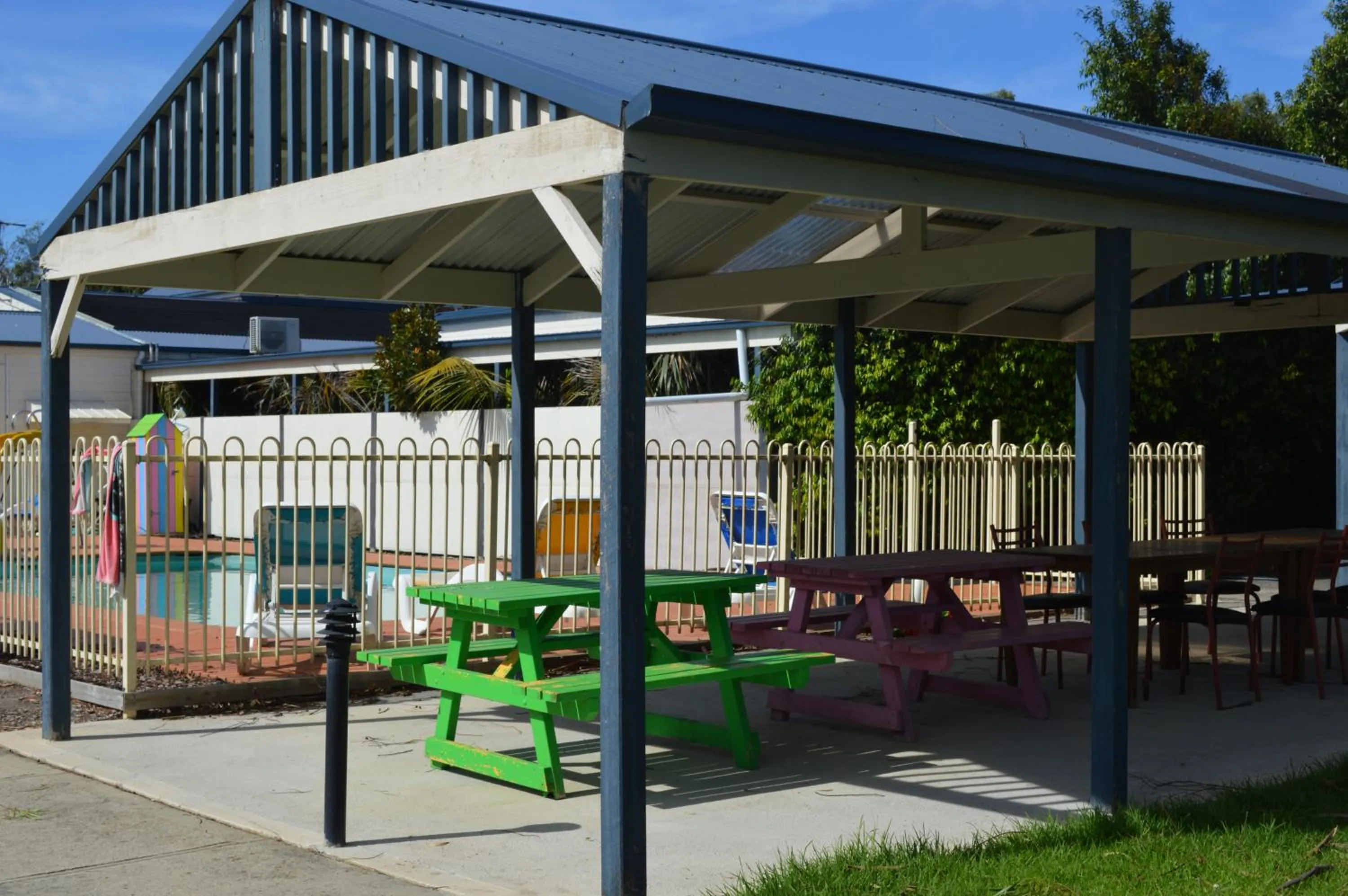 BBQ facilities in Woodbyne Resort