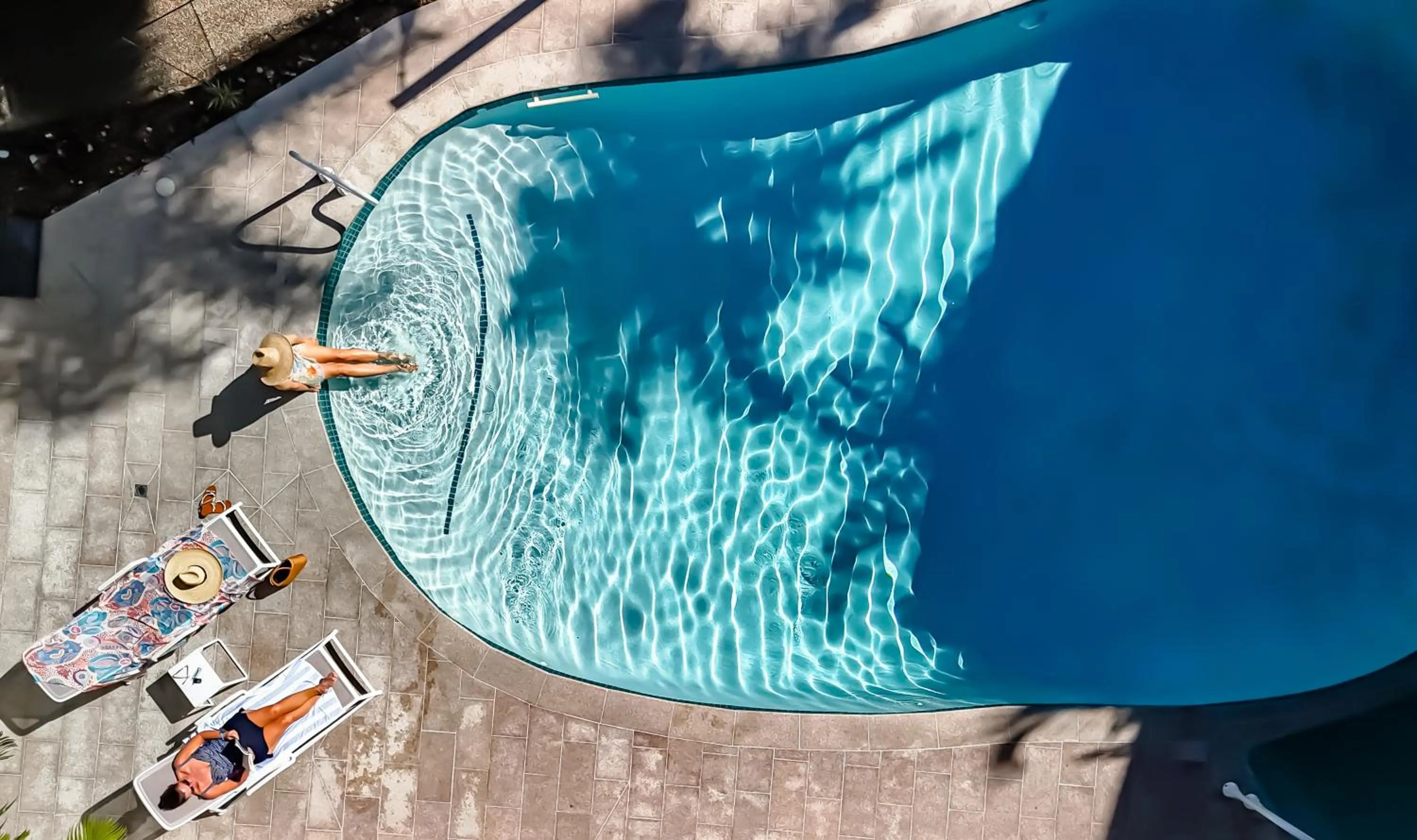 Pool view in The Lookout Resort Noosa