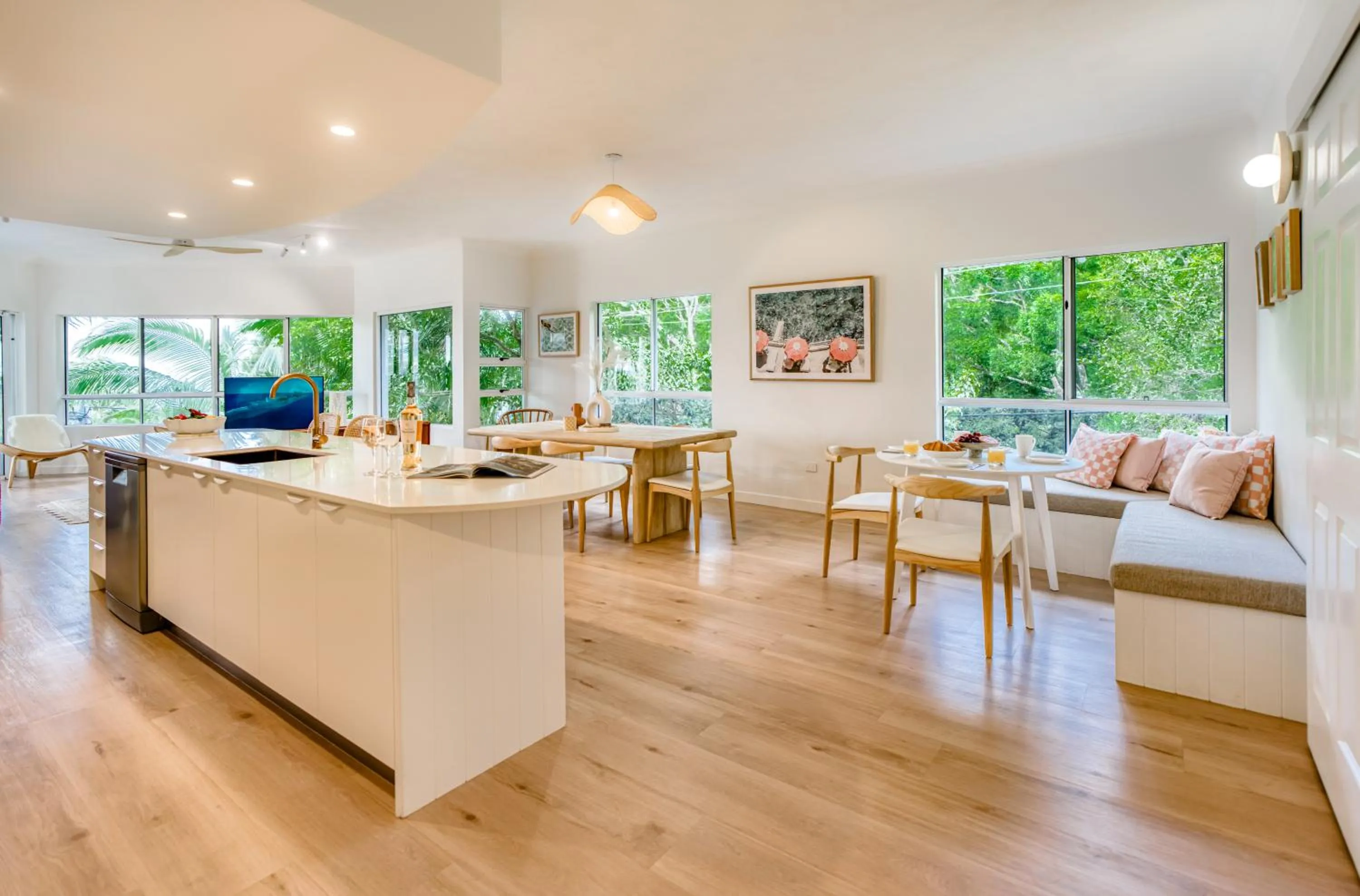 Living room in The Lookout Resort Noosa