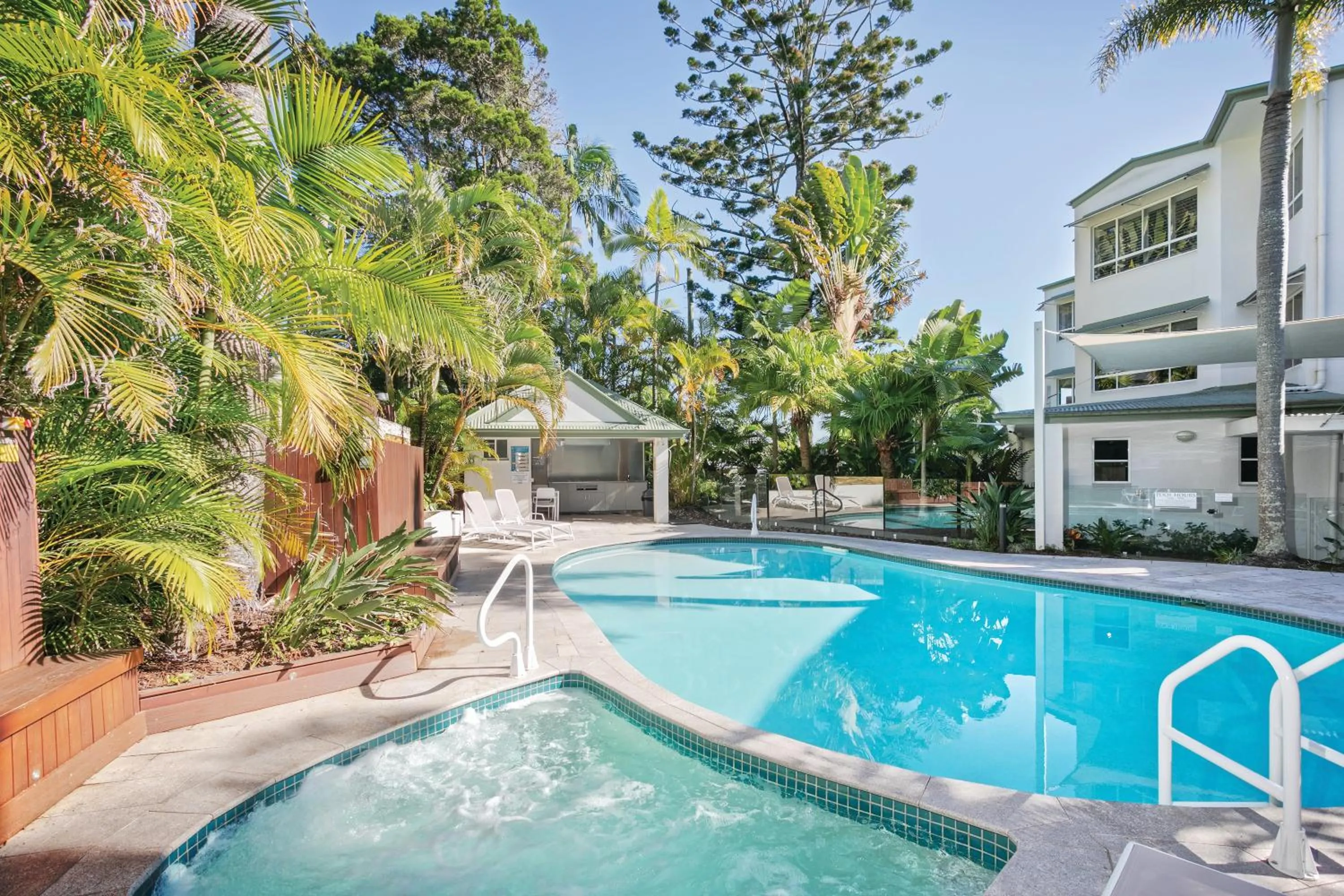 Property building in The Lookout Resort Noosa