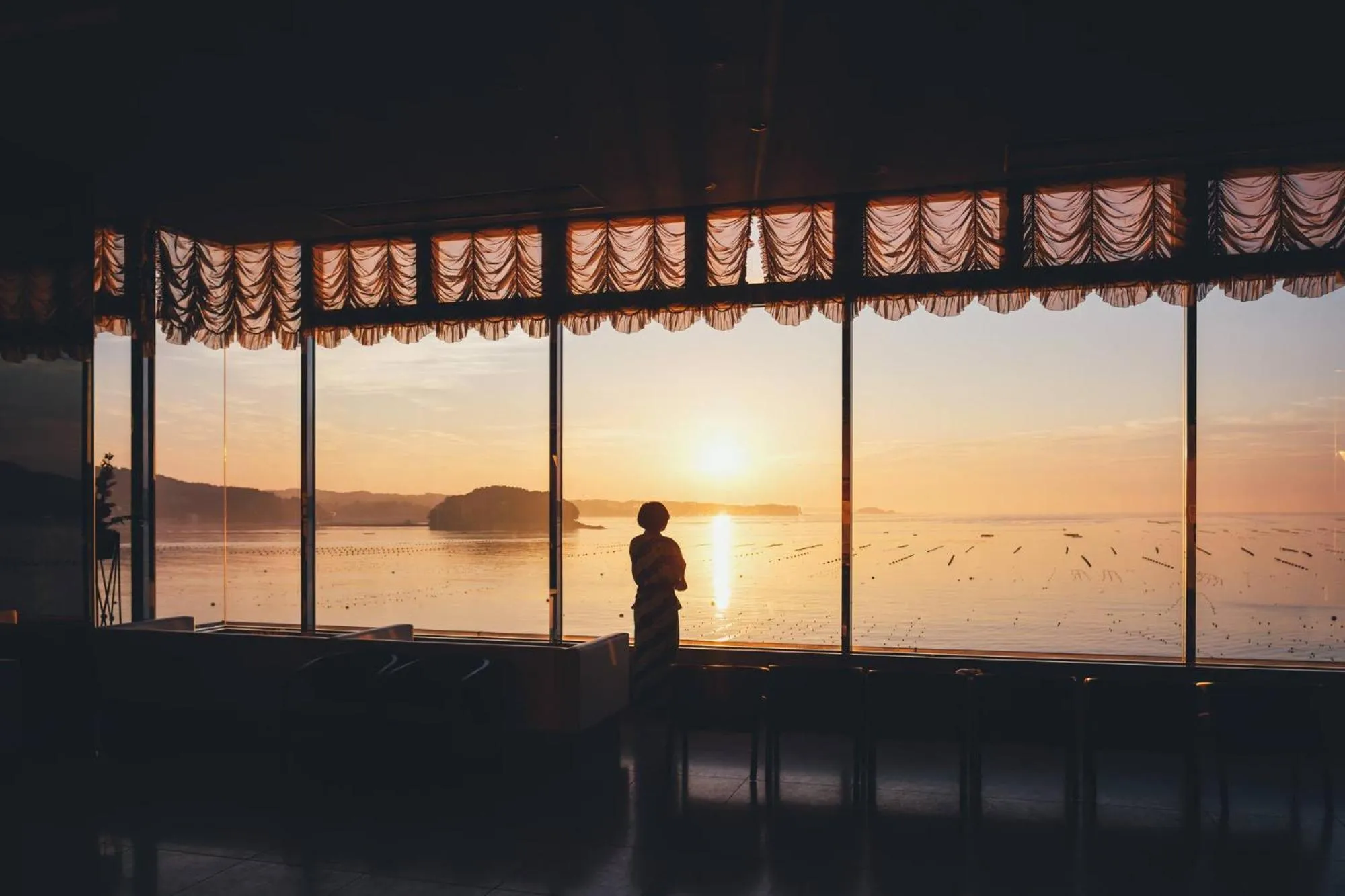 Communal lounge/ TV room in Minami Sanriku Hotel kanyo