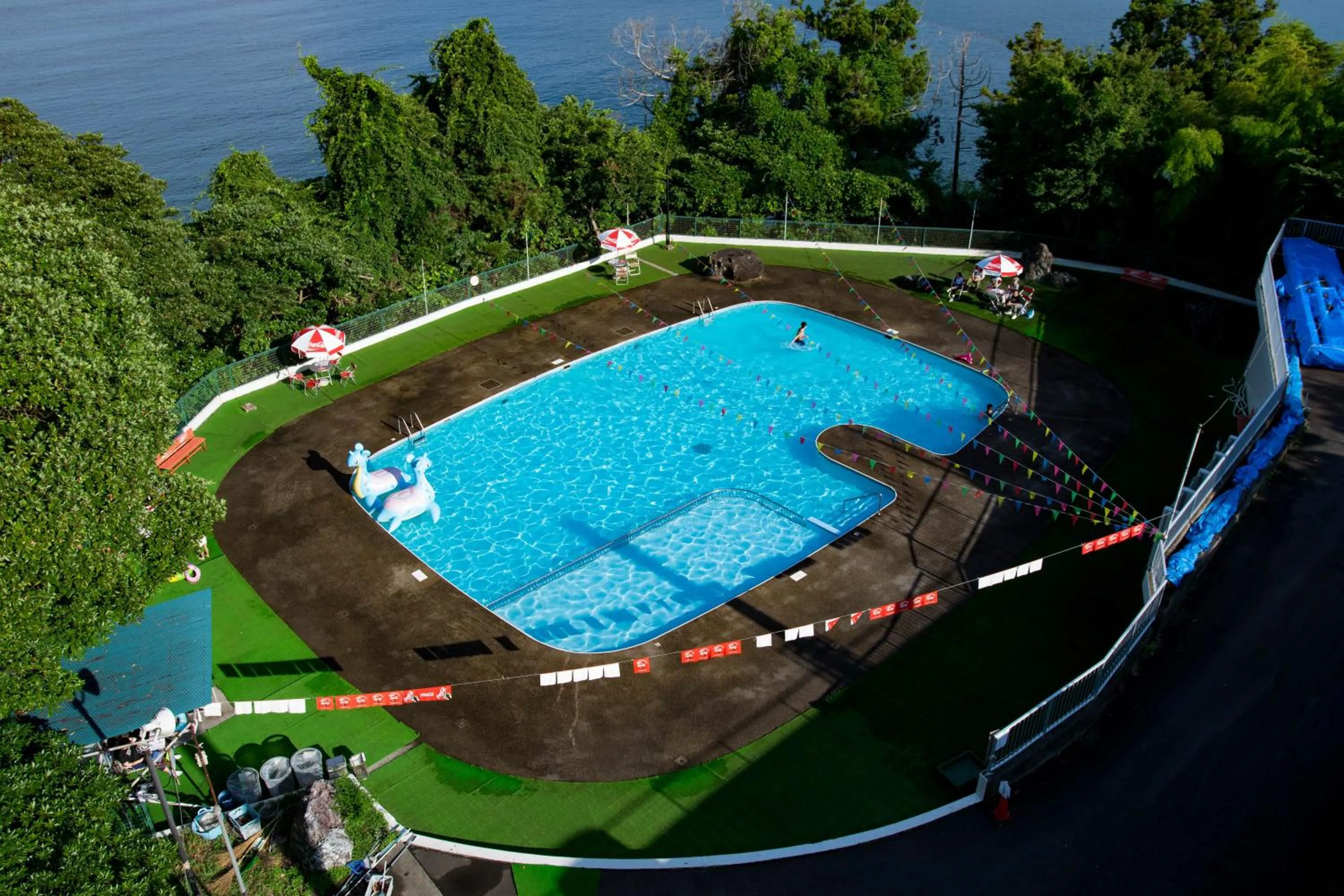 Pool view in Minami Sanriku Hotel kanyo