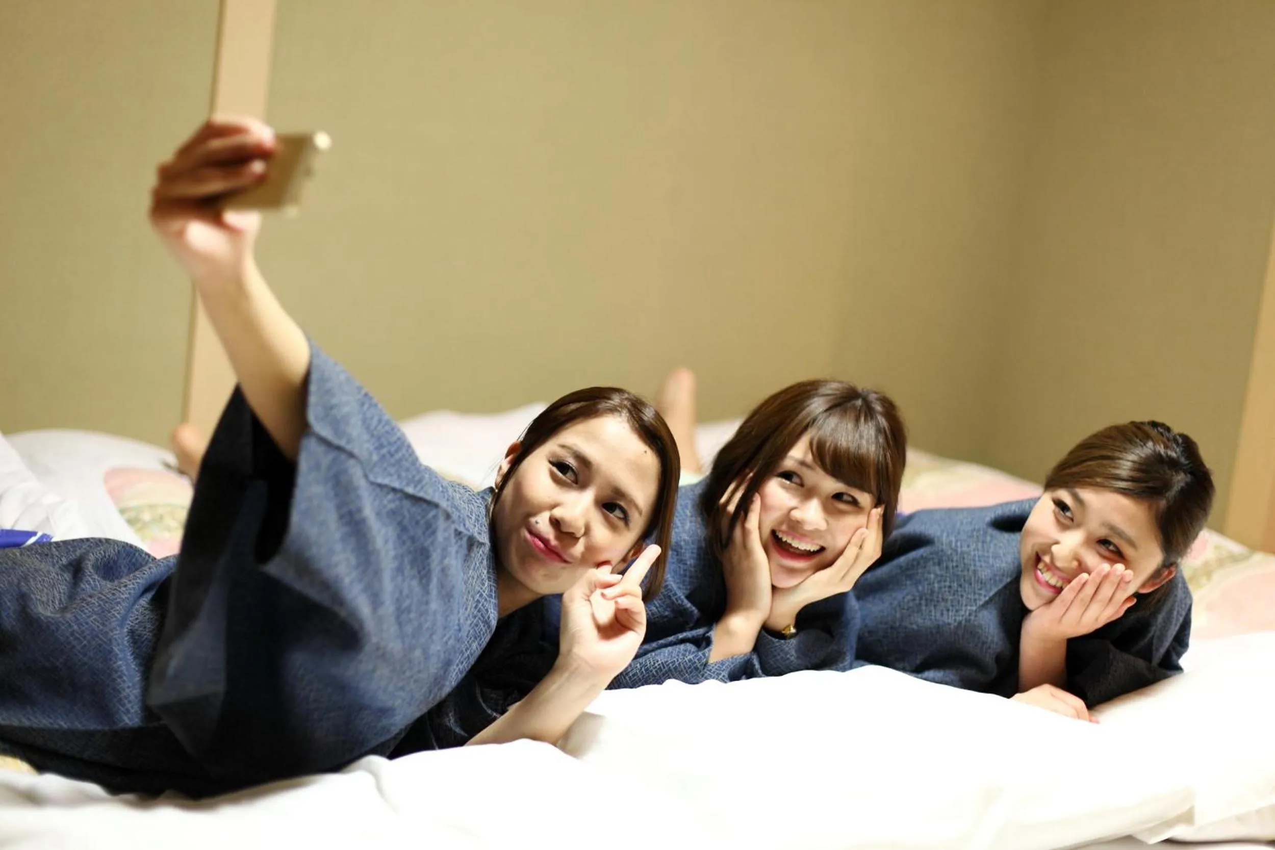 People, Bed in Minami Sanriku Hotel kanyo