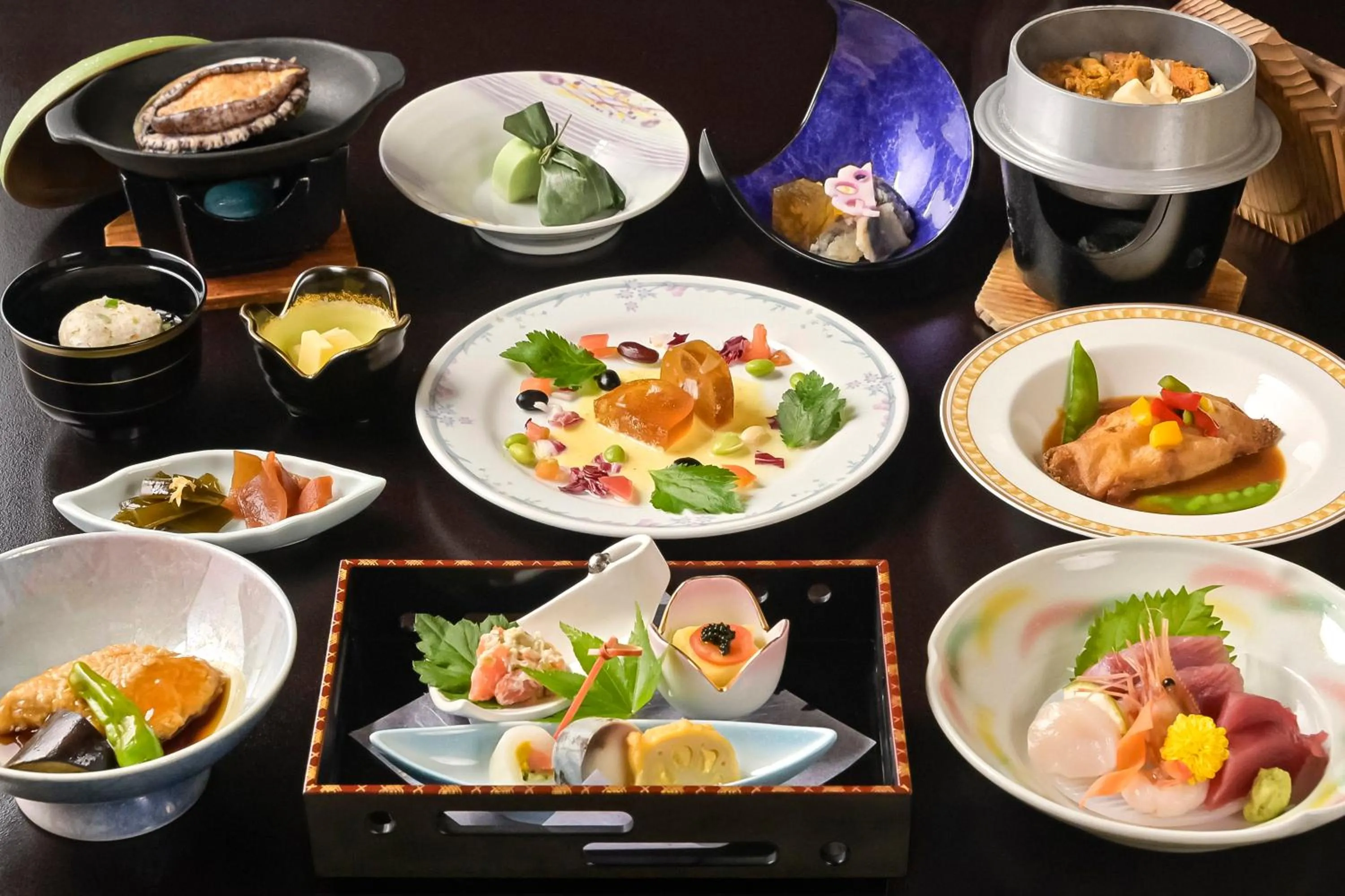 Dinner in Minami Sanriku Hotel kanyo