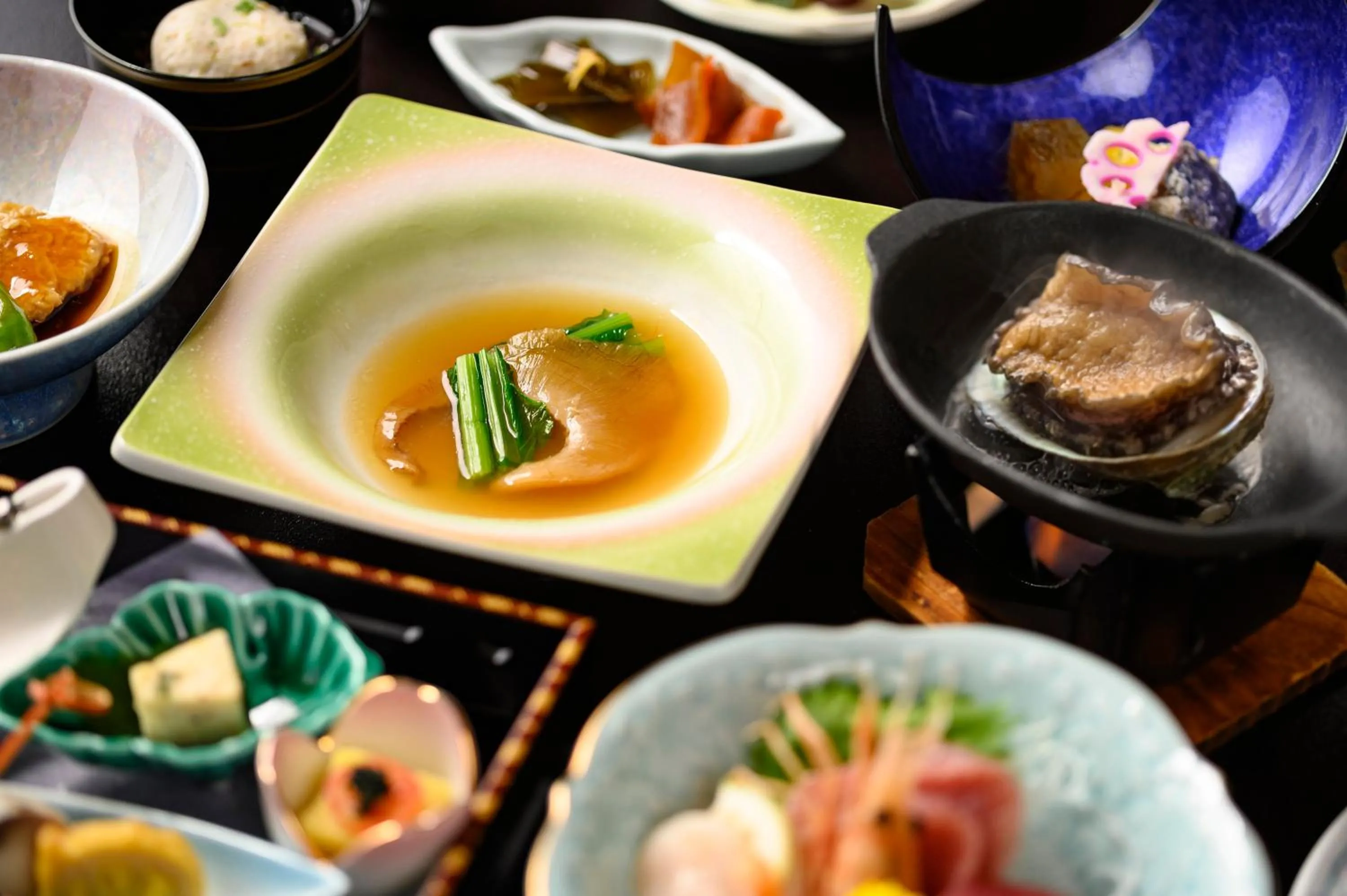 Dinner in Minami Sanriku Hotel kanyo