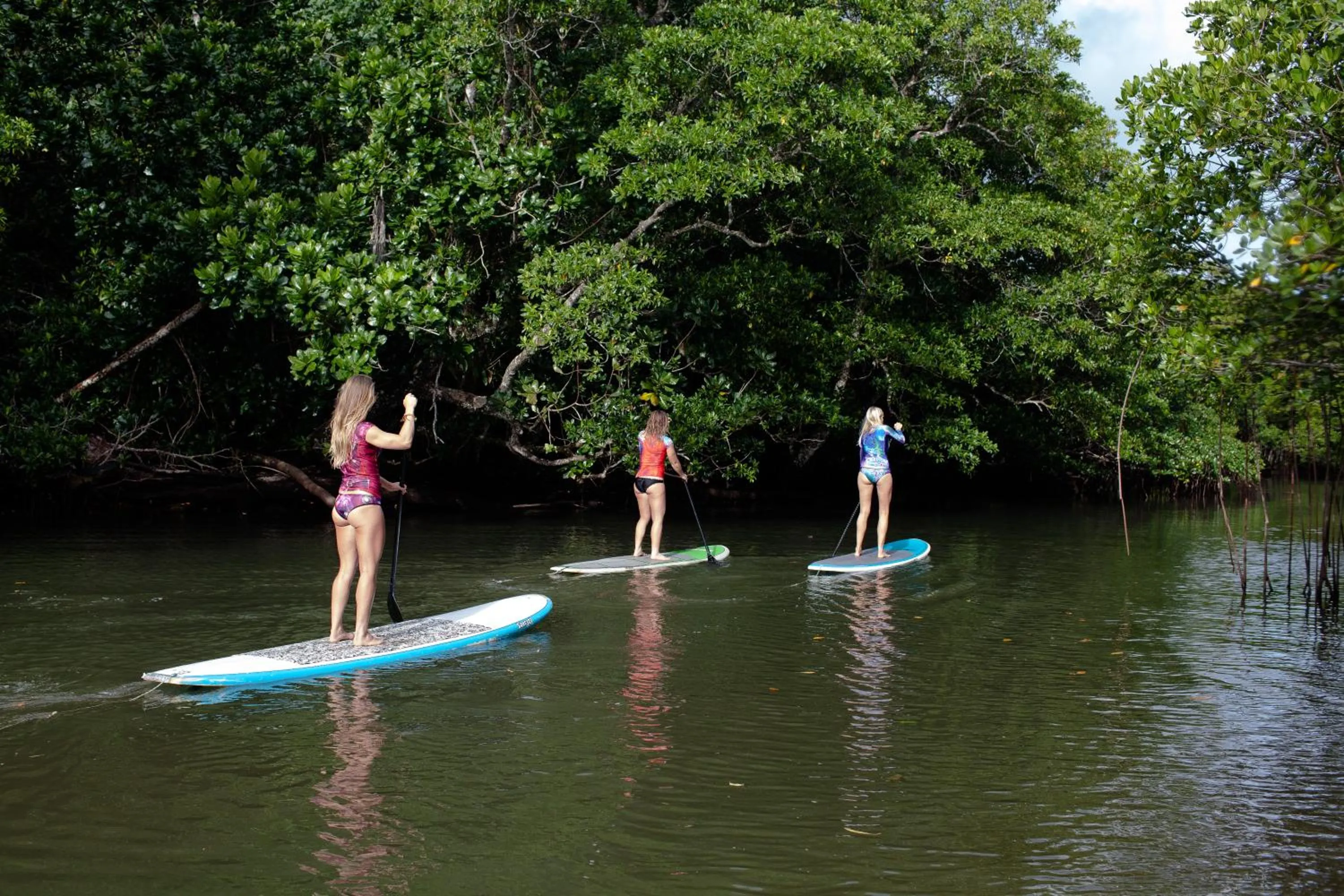 People in Waidroka Bay Resort