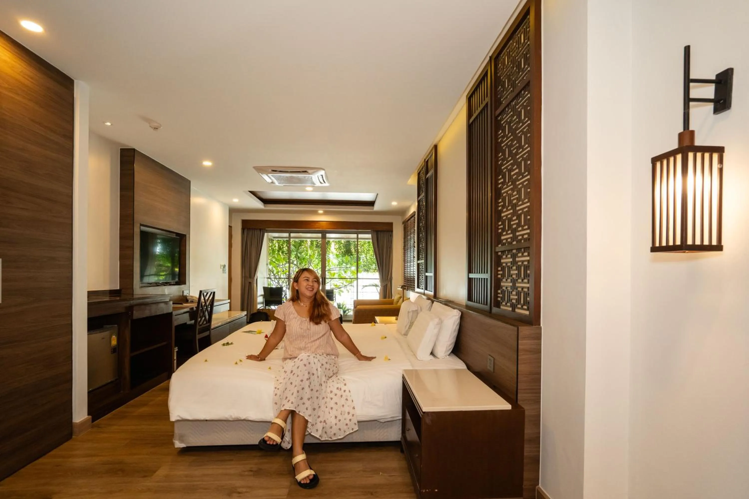 Bed in Le Resort and Villas