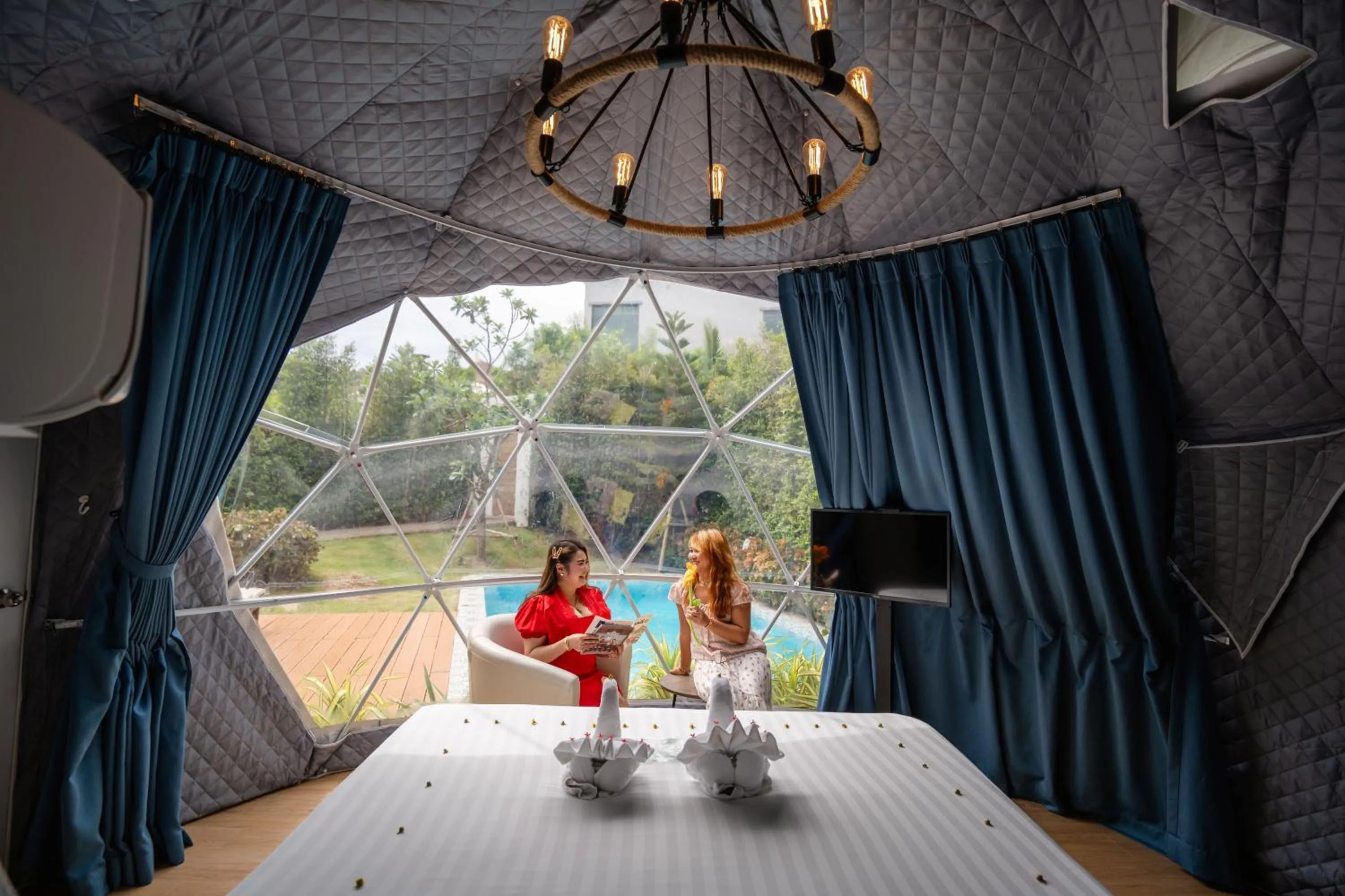 Seating area in Le Resort and Villas