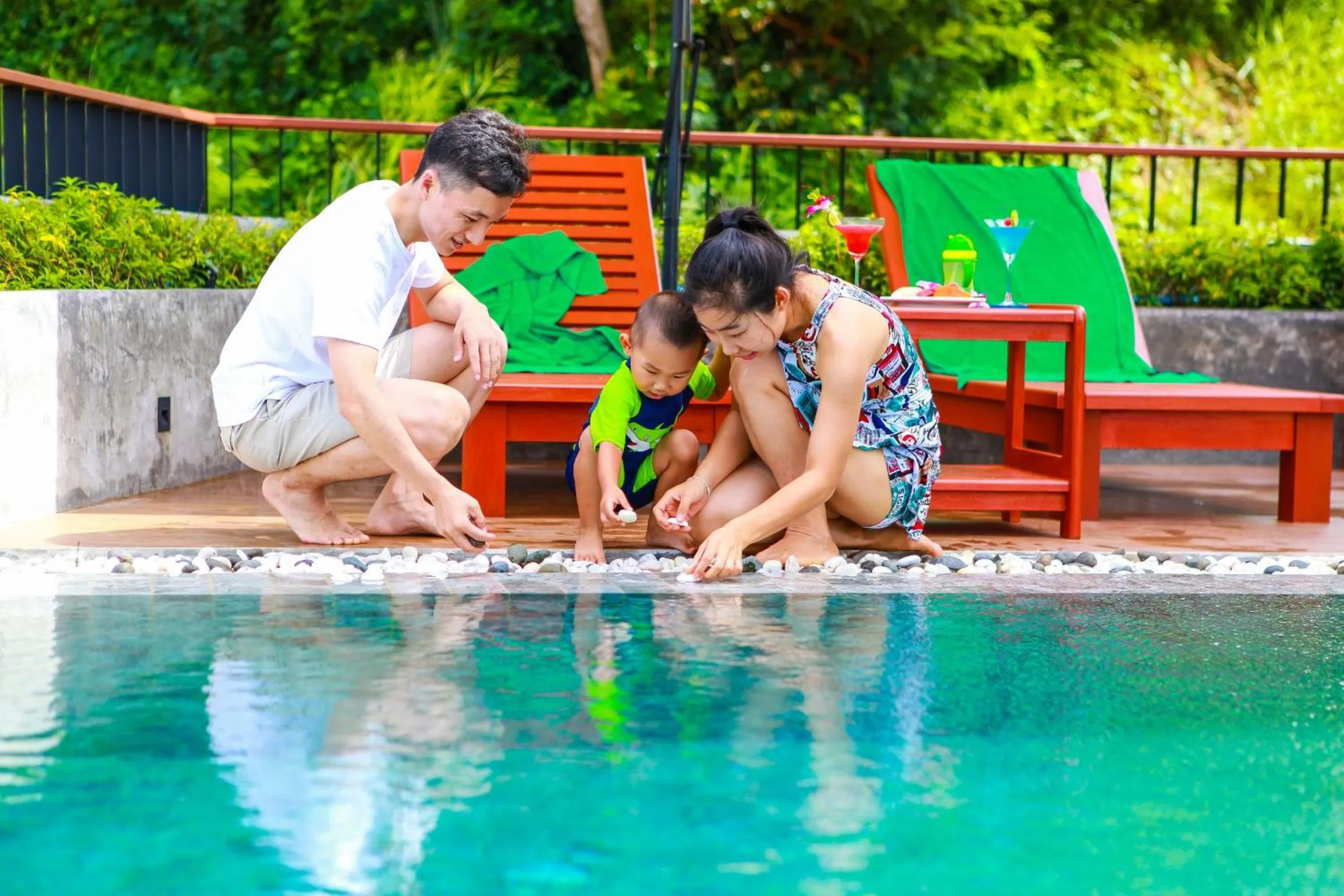 Swimming pool in Le Resort and Villas