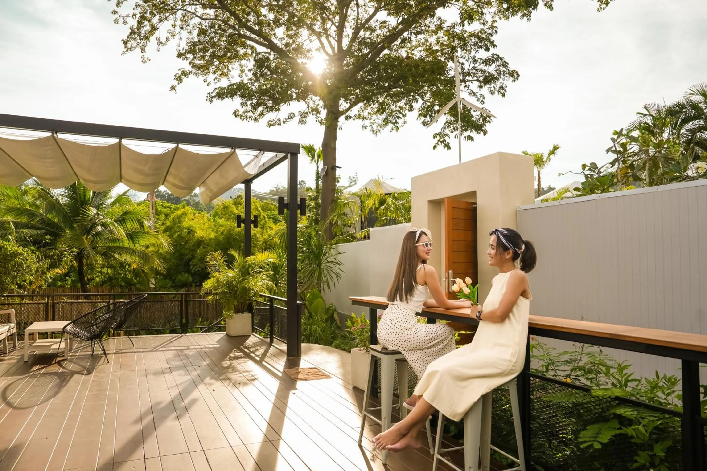 Garden in Le Resort and Villas