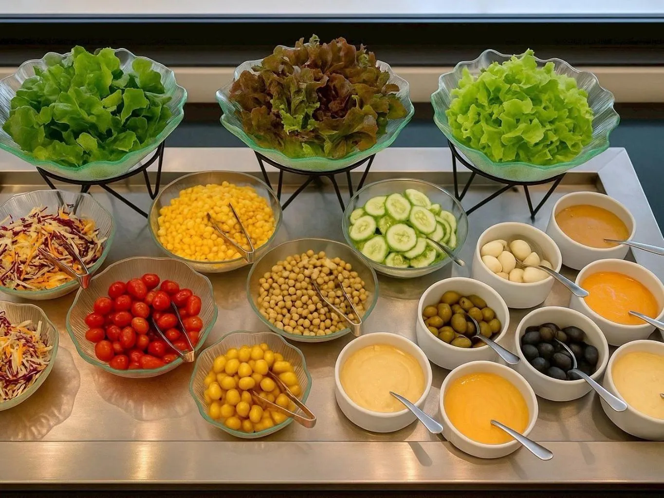 Buffet breakfast in Le Resort and Villas