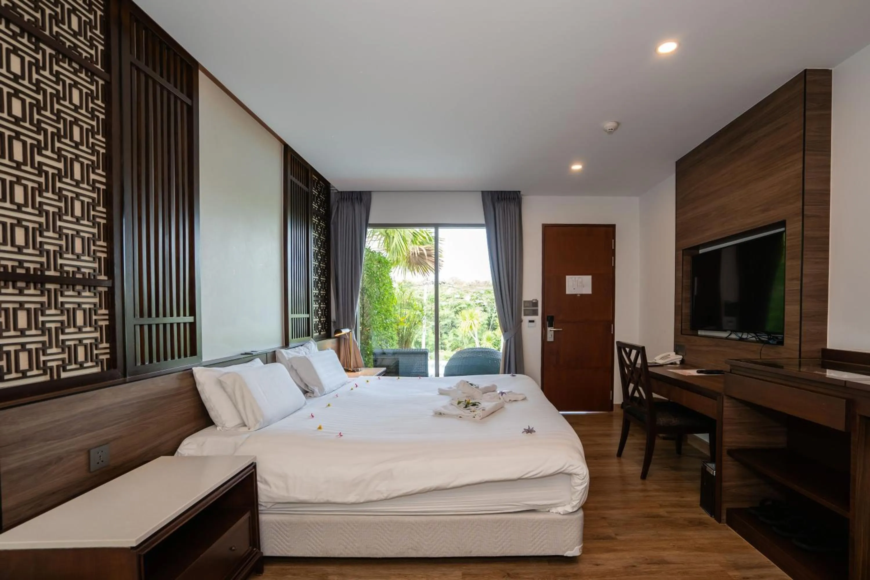 Bed in Le Resort and Villas