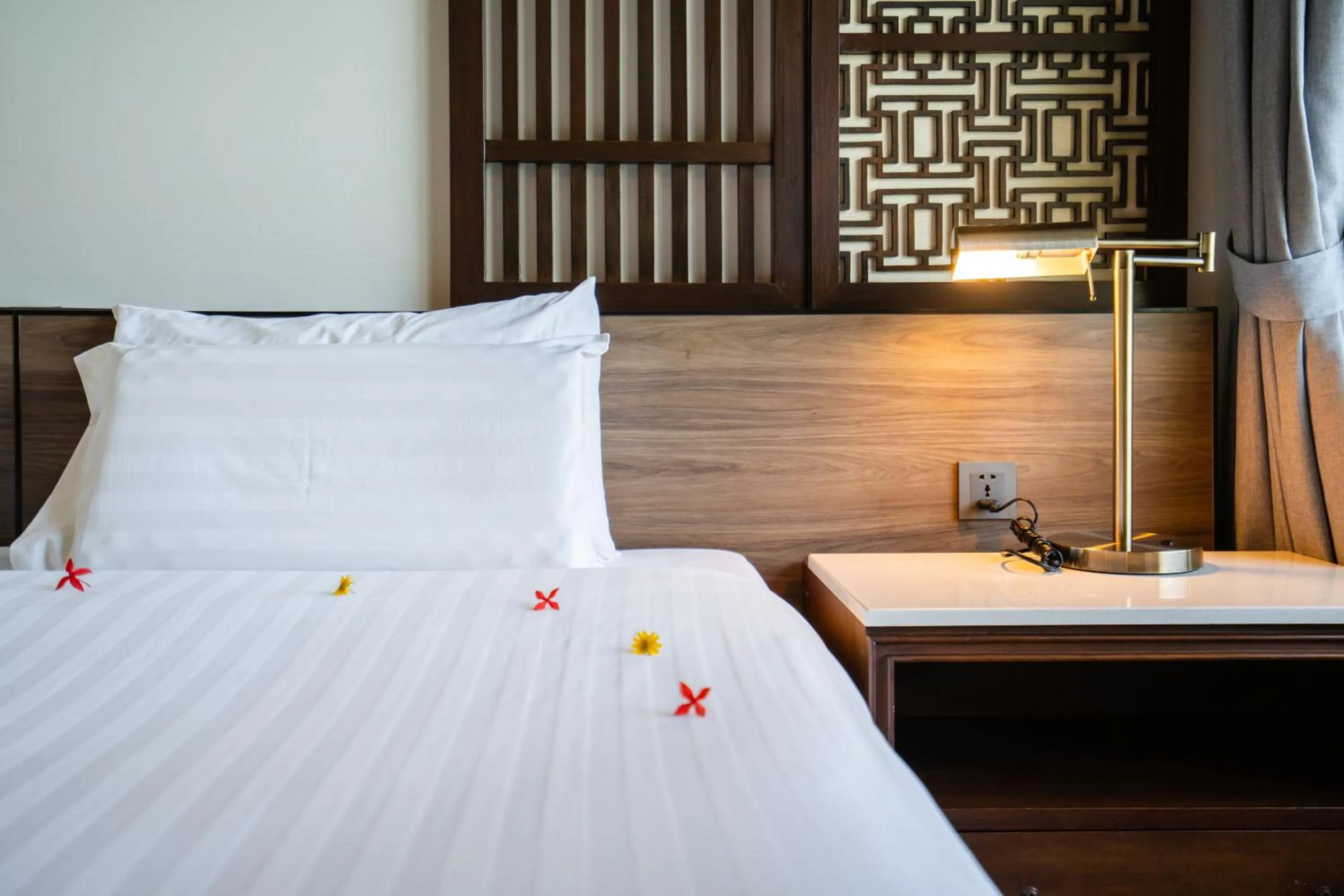 Bed in Le Resort and Villas