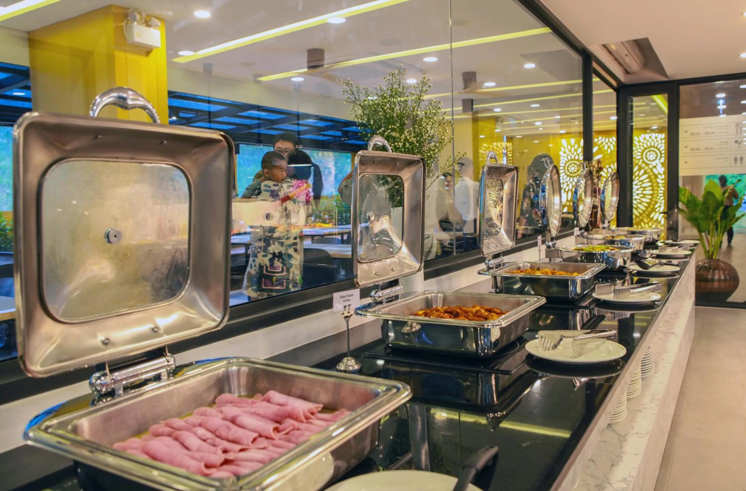 Buffet breakfast in Le Resort and Villas