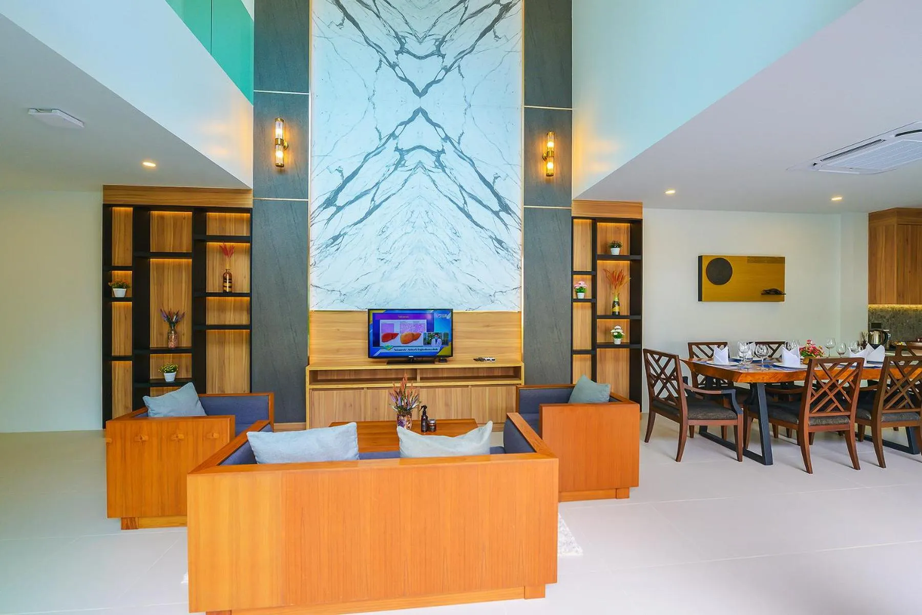 Living room in Le Resort and Villas