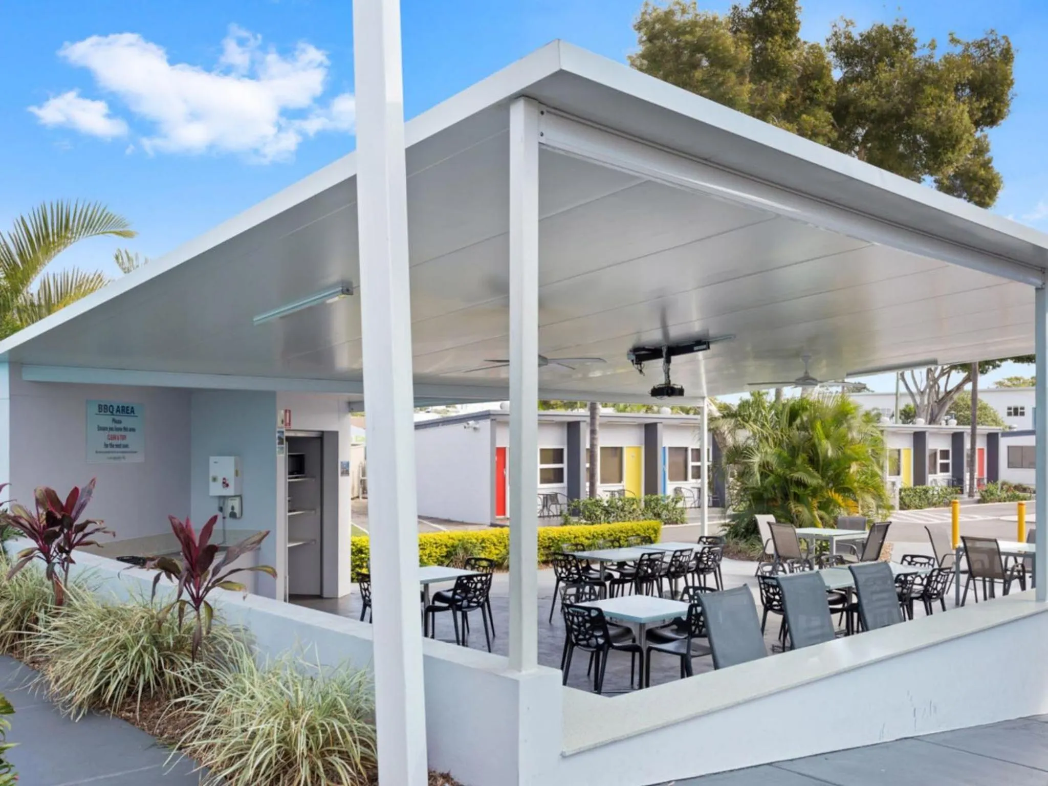 Patio in Nobby Beach Holiday Village