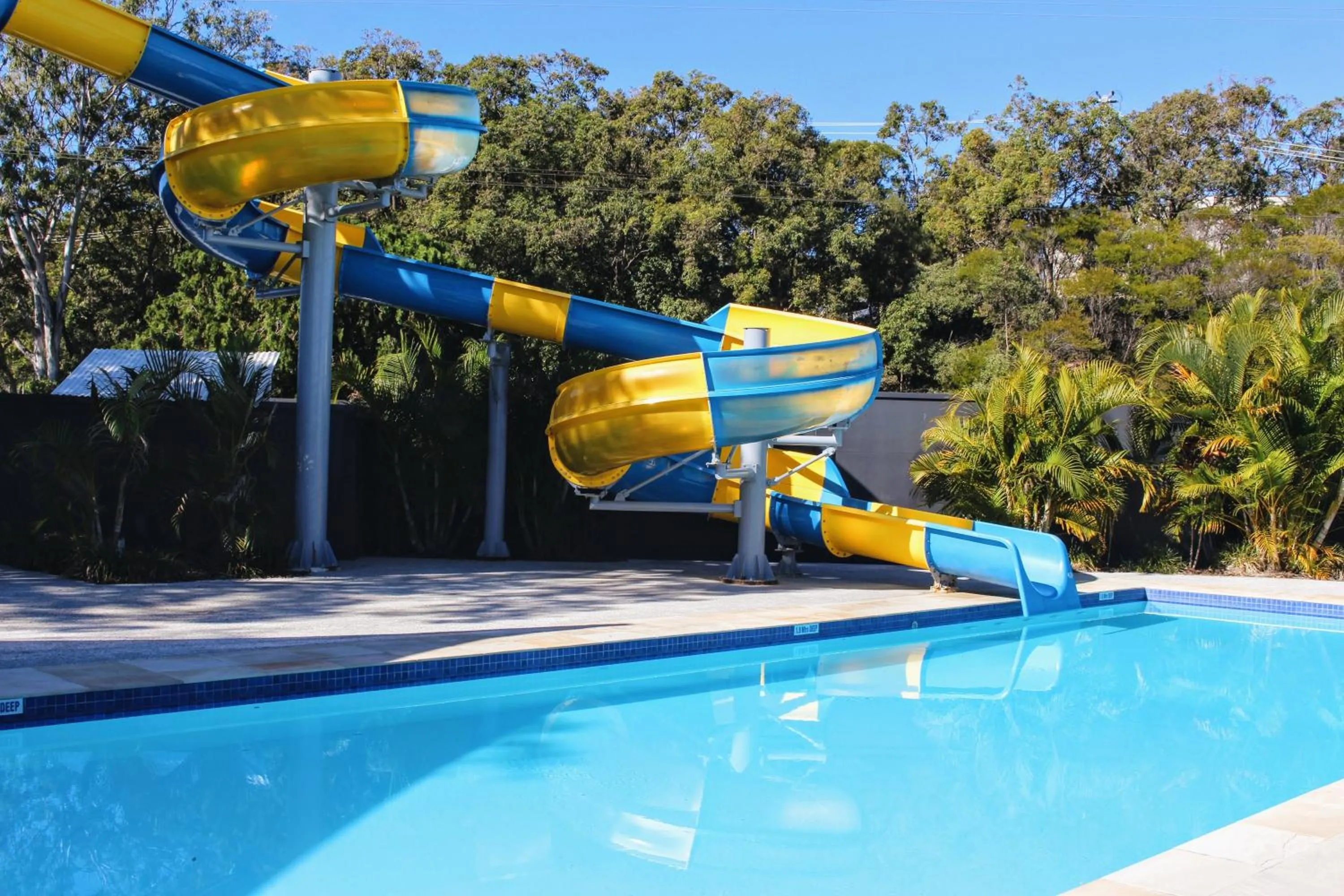 Aqua park in Nobby Beach Holiday Village