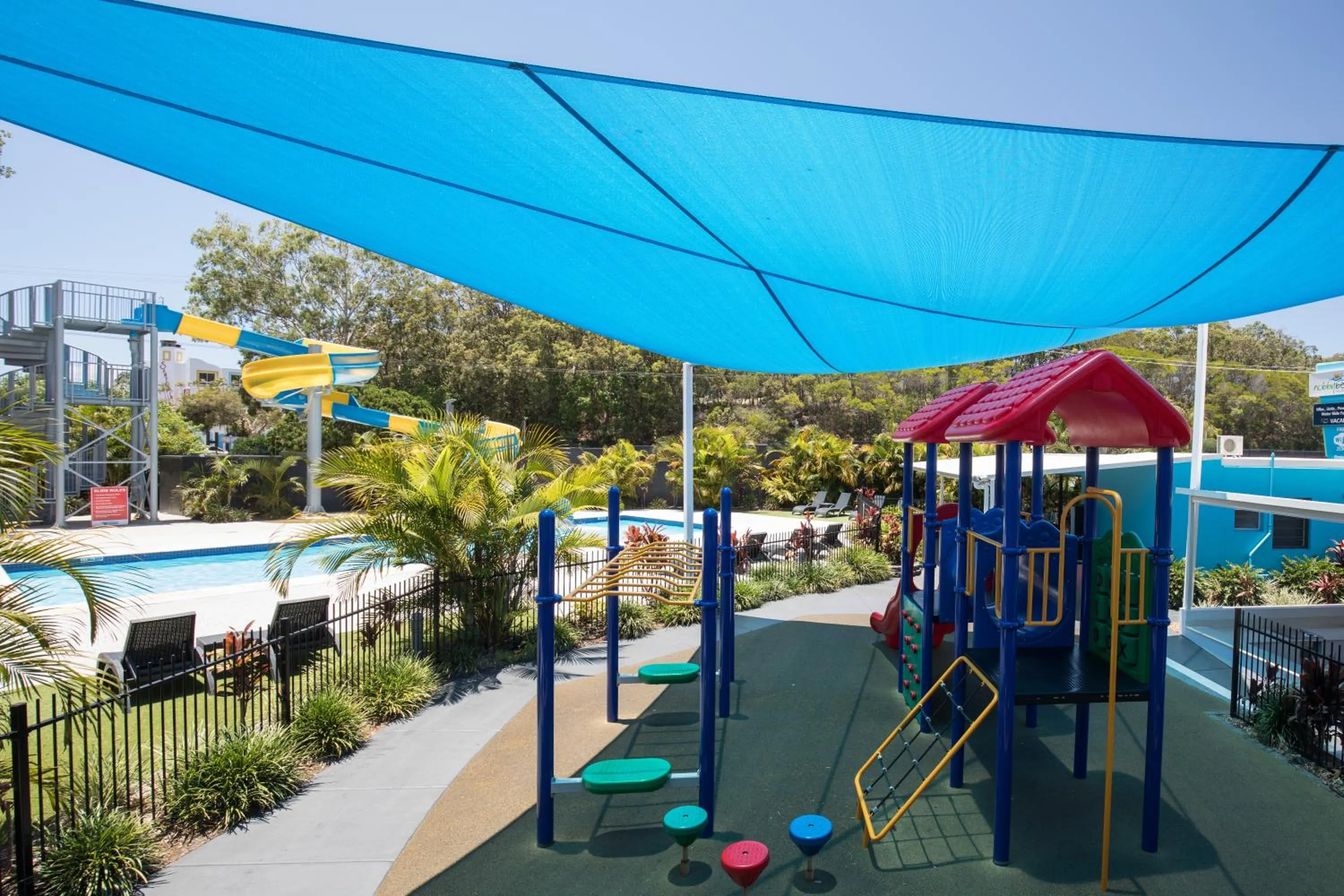 Children play ground in Nobby Beach Holiday Village