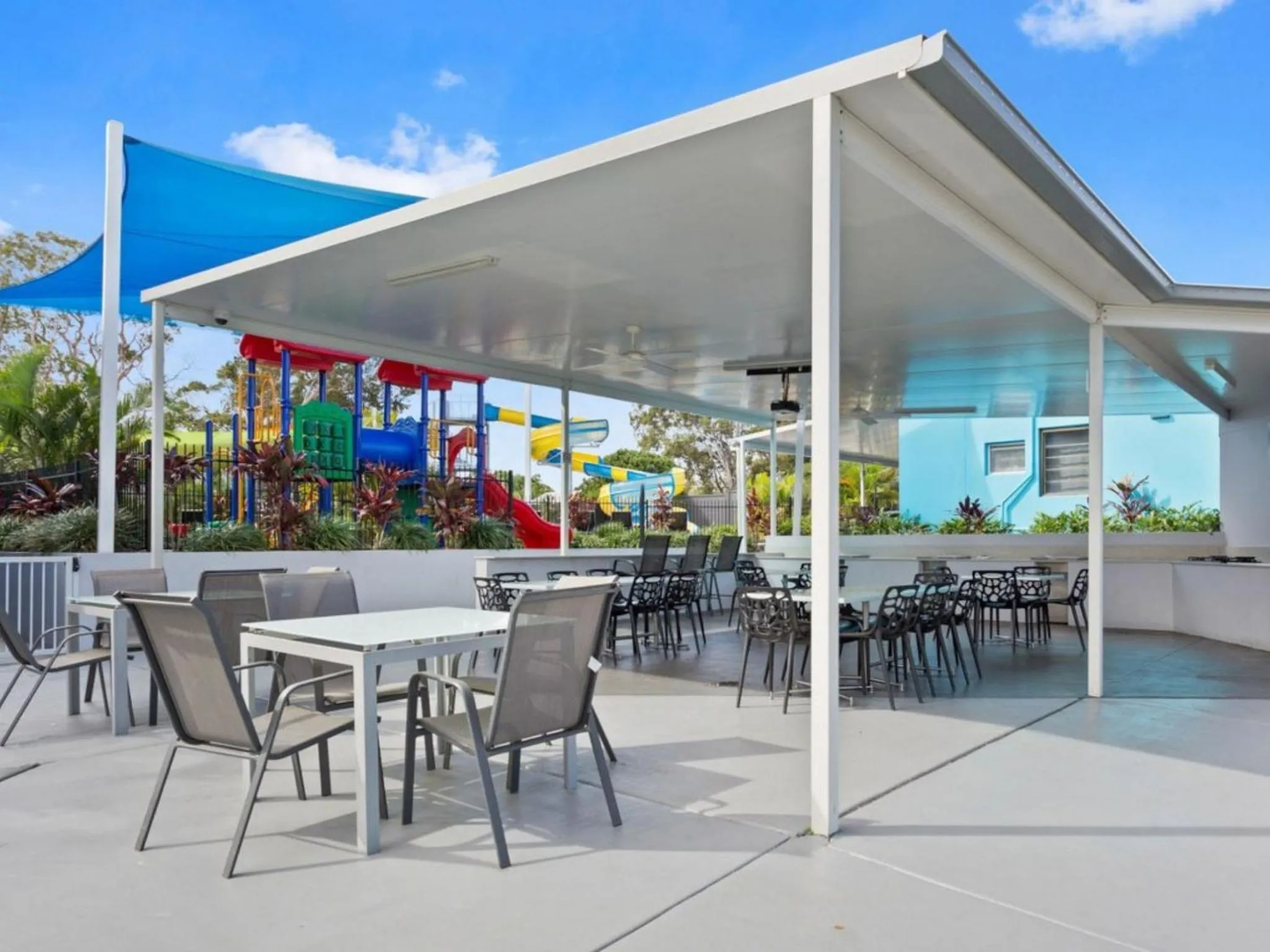 Patio in Nobby Beach Holiday Village