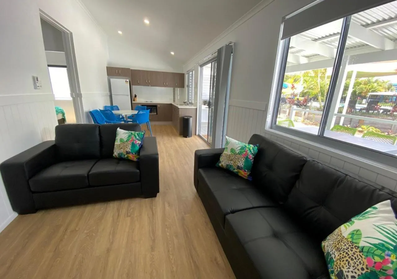 Living room in Nobby Beach Holiday Village