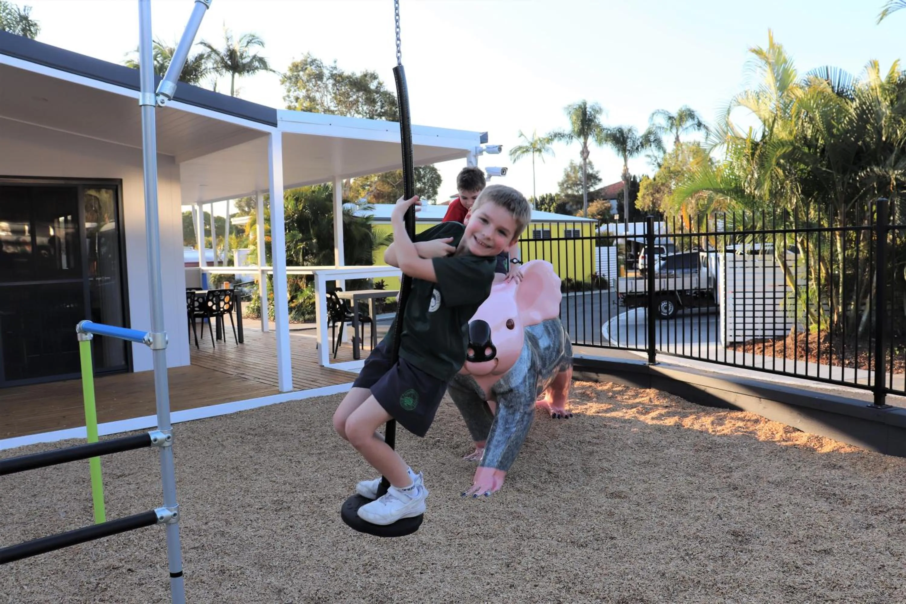Children play ground in Nobby Beach Holiday Village
