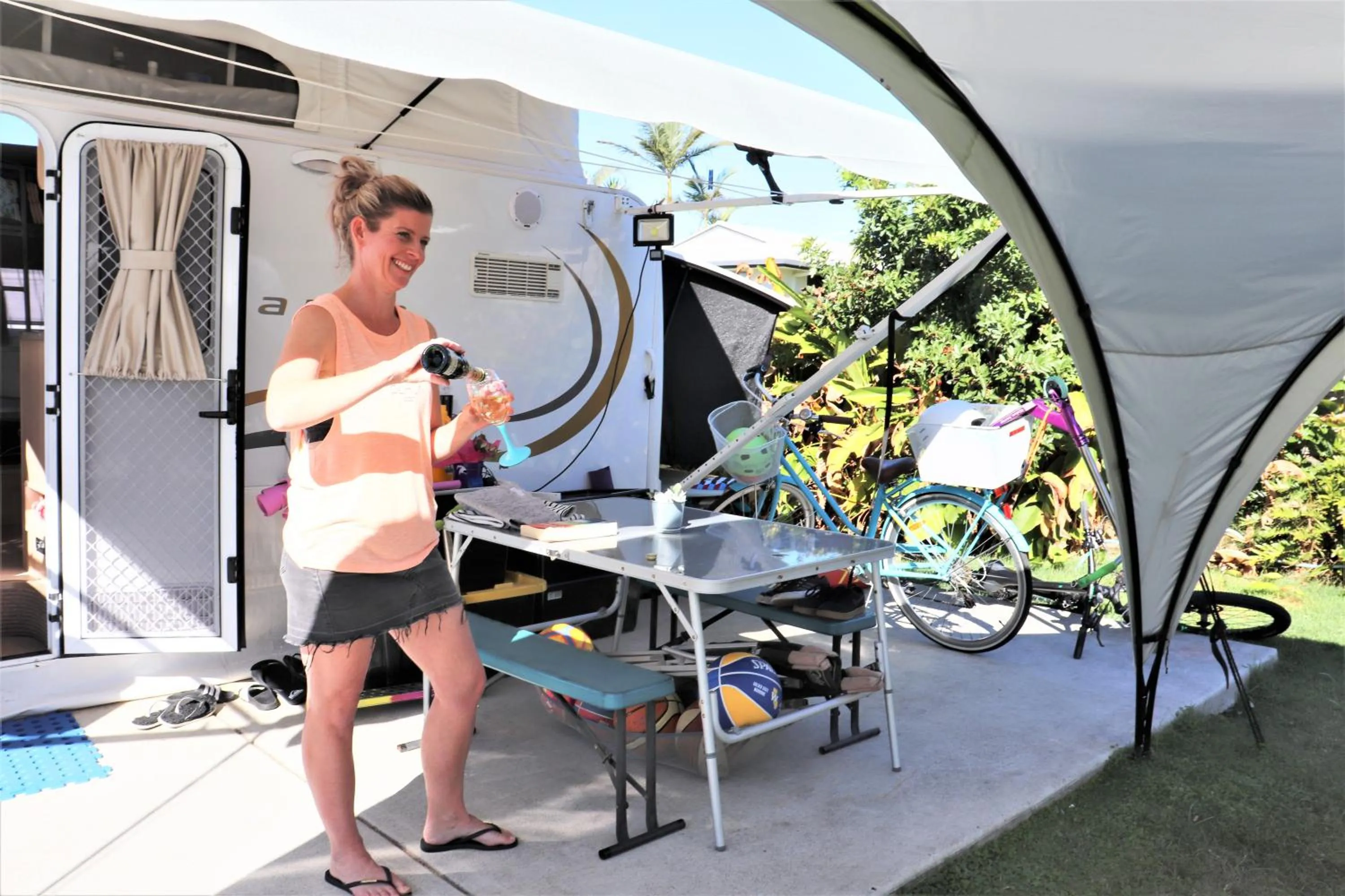 Guests in Nobby Beach Holiday Village