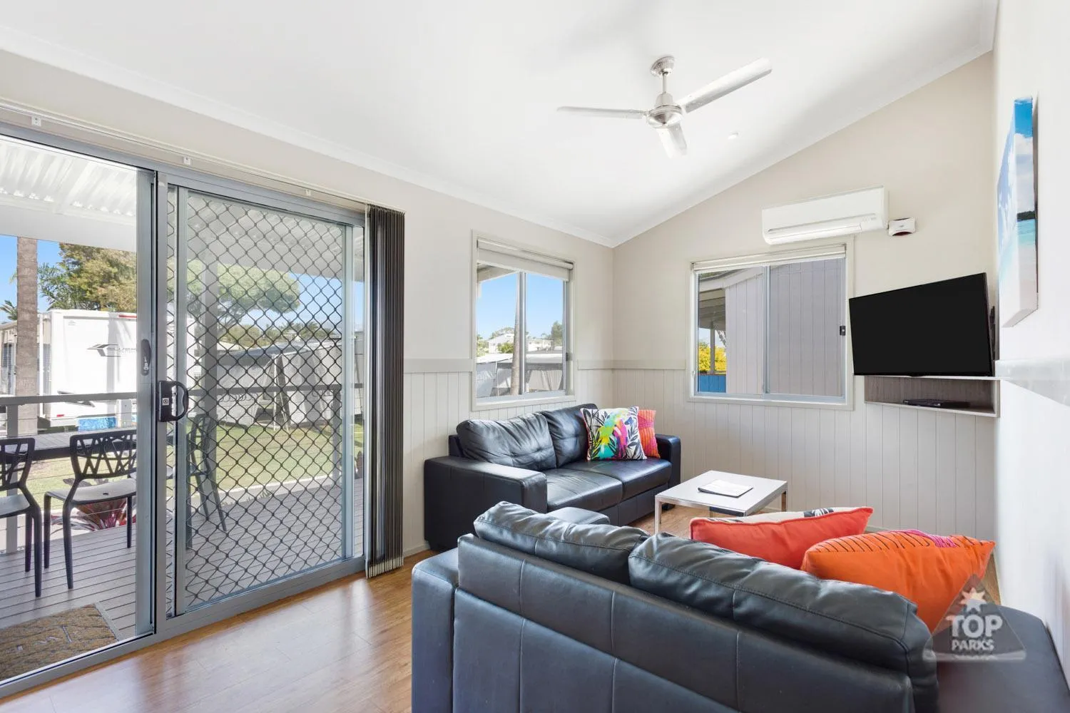 Patio in Nobby Beach Holiday Village