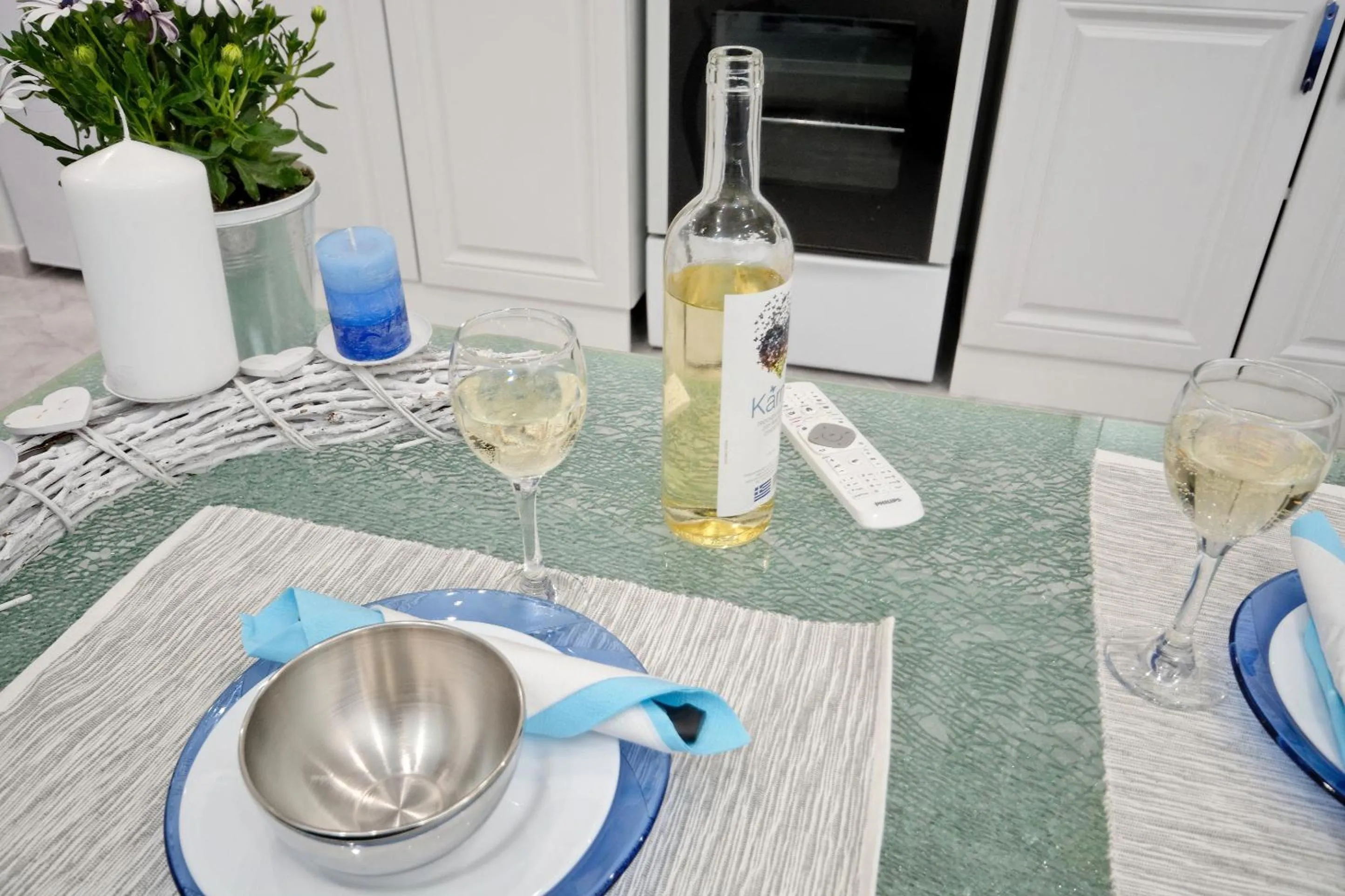 Property building in Santorini Style in Athens, Greece