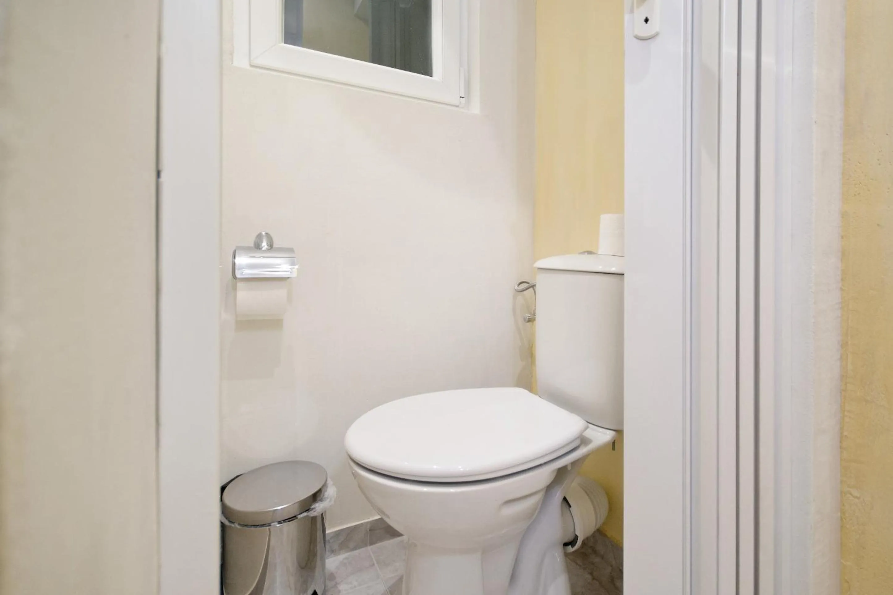 Toilet in Santorini Style in Athens, Greece